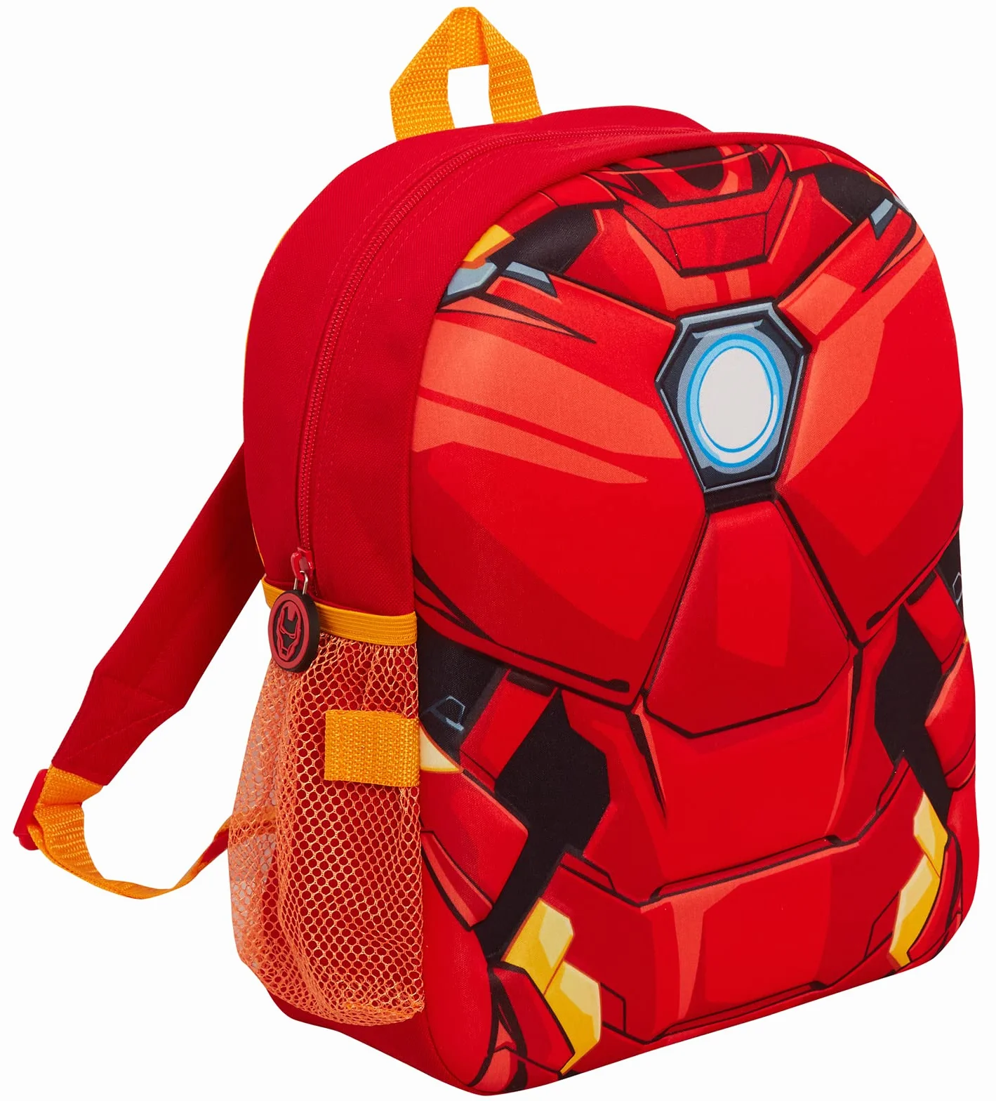 Marvel Zaino per bambini Iron Man Avengers Borsa per il pranzo staccabile Portabottiglie per acqua Set da 2 pezzi