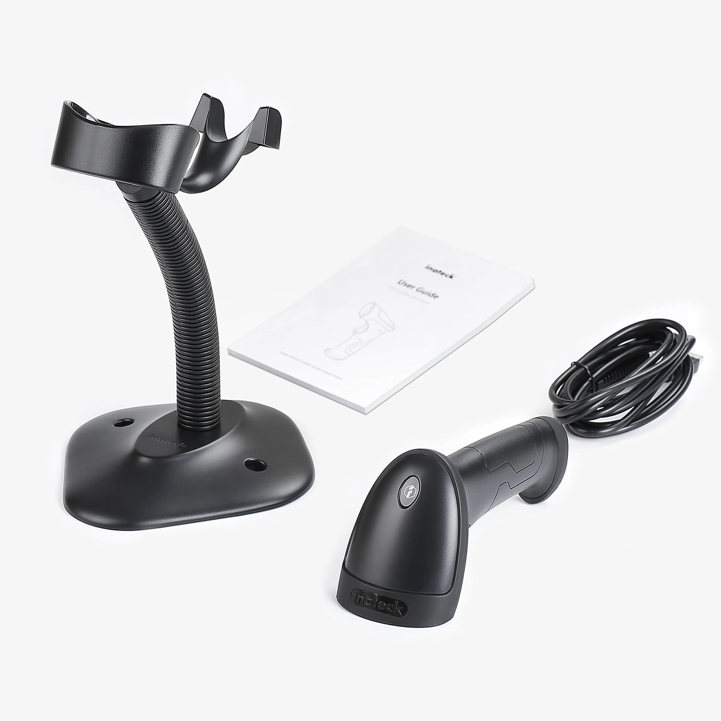 Inateck USB Lettore a barcode con supporto, BCST-33