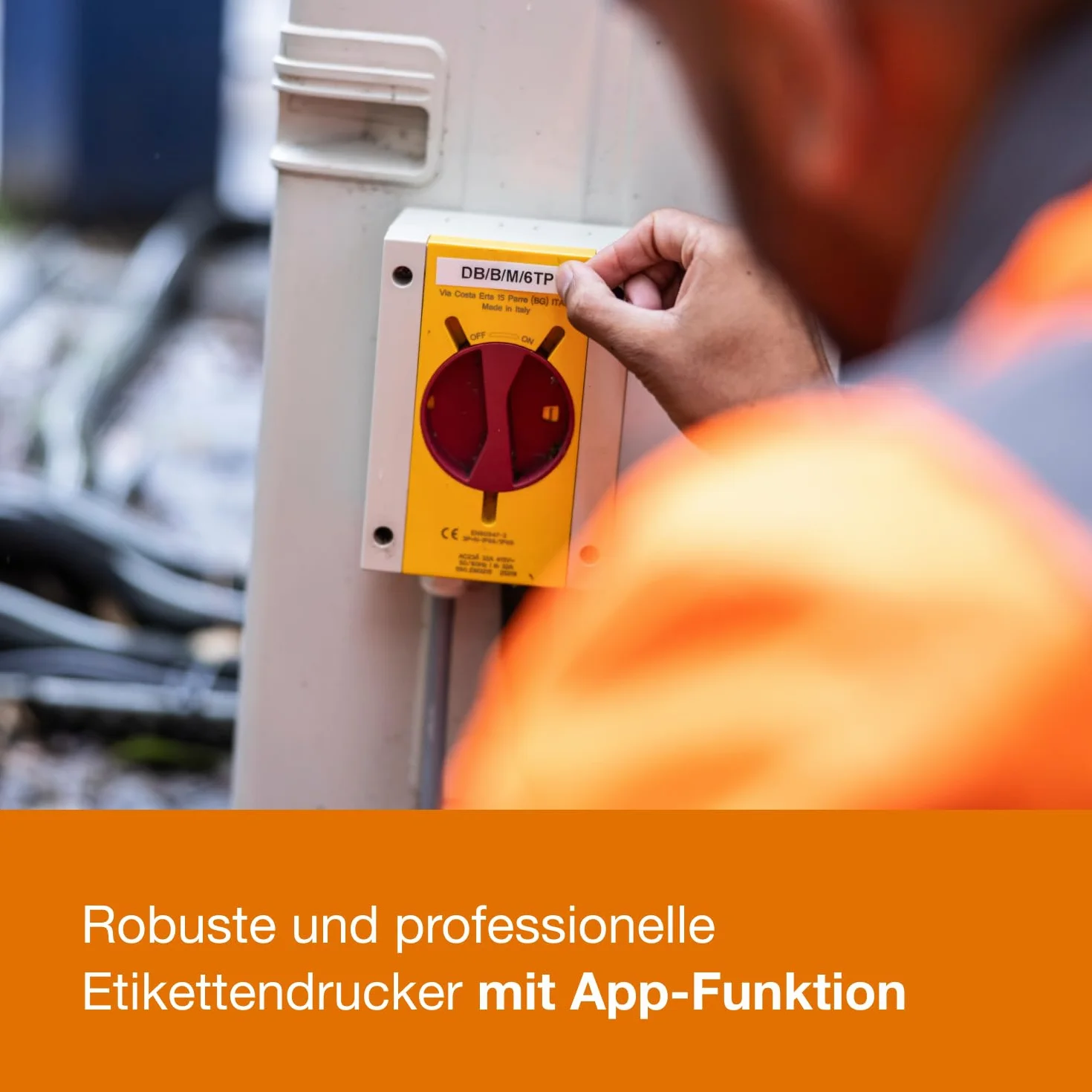 Brother PT-E560BTVP - Etichettatrice industriale con Bluetooth, batteria agli ioni di litio e custodia per il trasporto (per nastri TZE larghi 24 mm, tubi termoretraibili HSE larghi 18 mm, stampa a