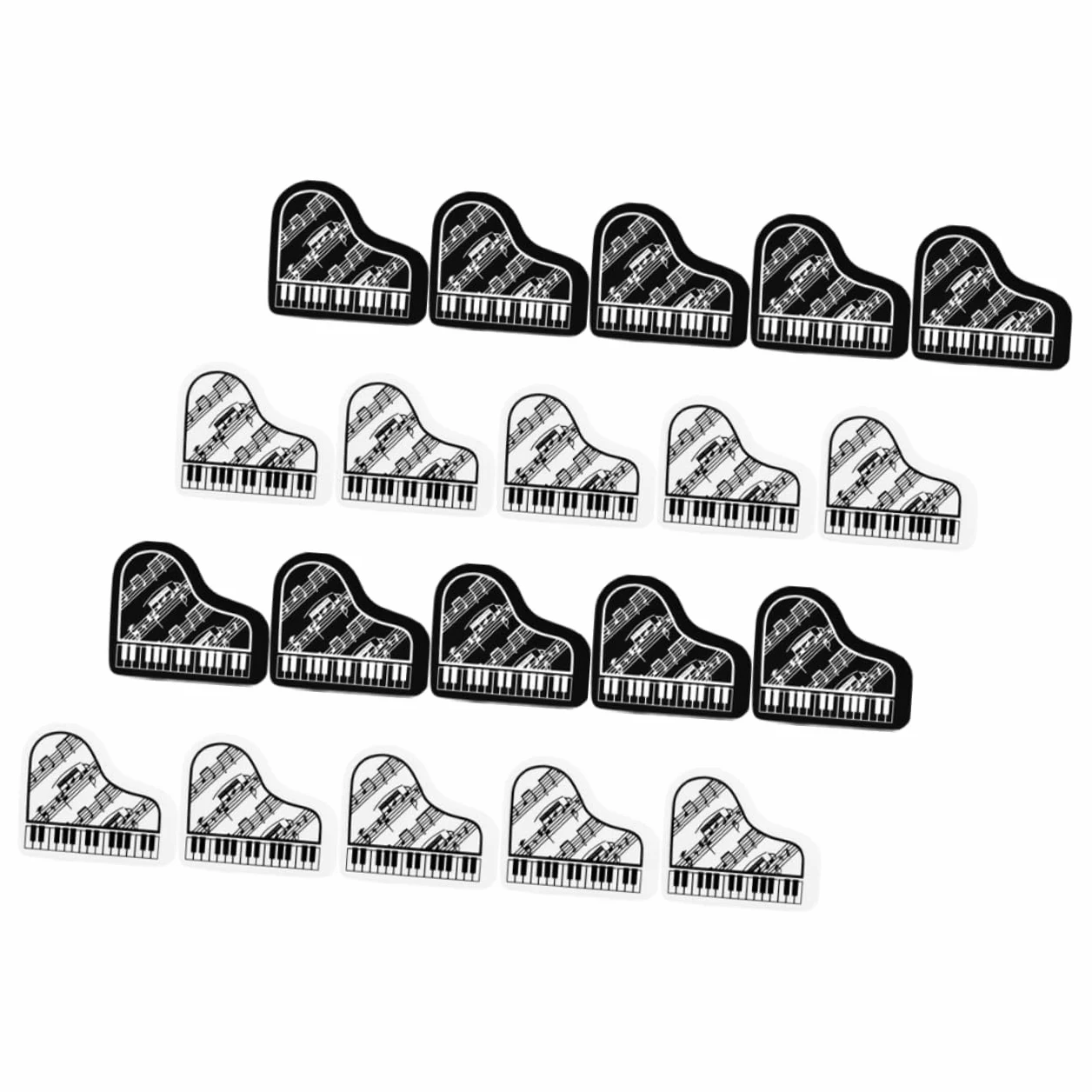 VILLCASE 5 Set Gomma Cartoleria Gomme Per Pianoforte Pennarelli Per Lavagna Bianca Piccole Gomme Alla Rinfusa Piccole Da Matita Pennarelli Cancellabili A Secco 20 Pezzi * 5