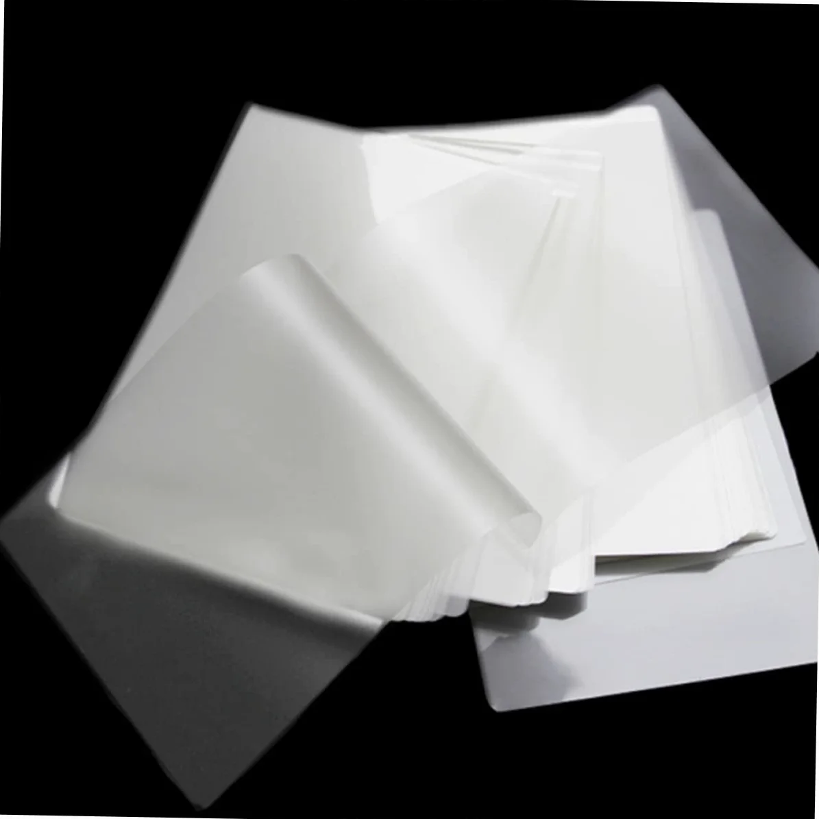 Pellicole di Laminazione Termica Trasparenti 100 Pezzi Pet Bianco | Anti-riflesso, Alta Chiarezza, Impermeabili, Sigillano e Proteggono Documenti, Formato