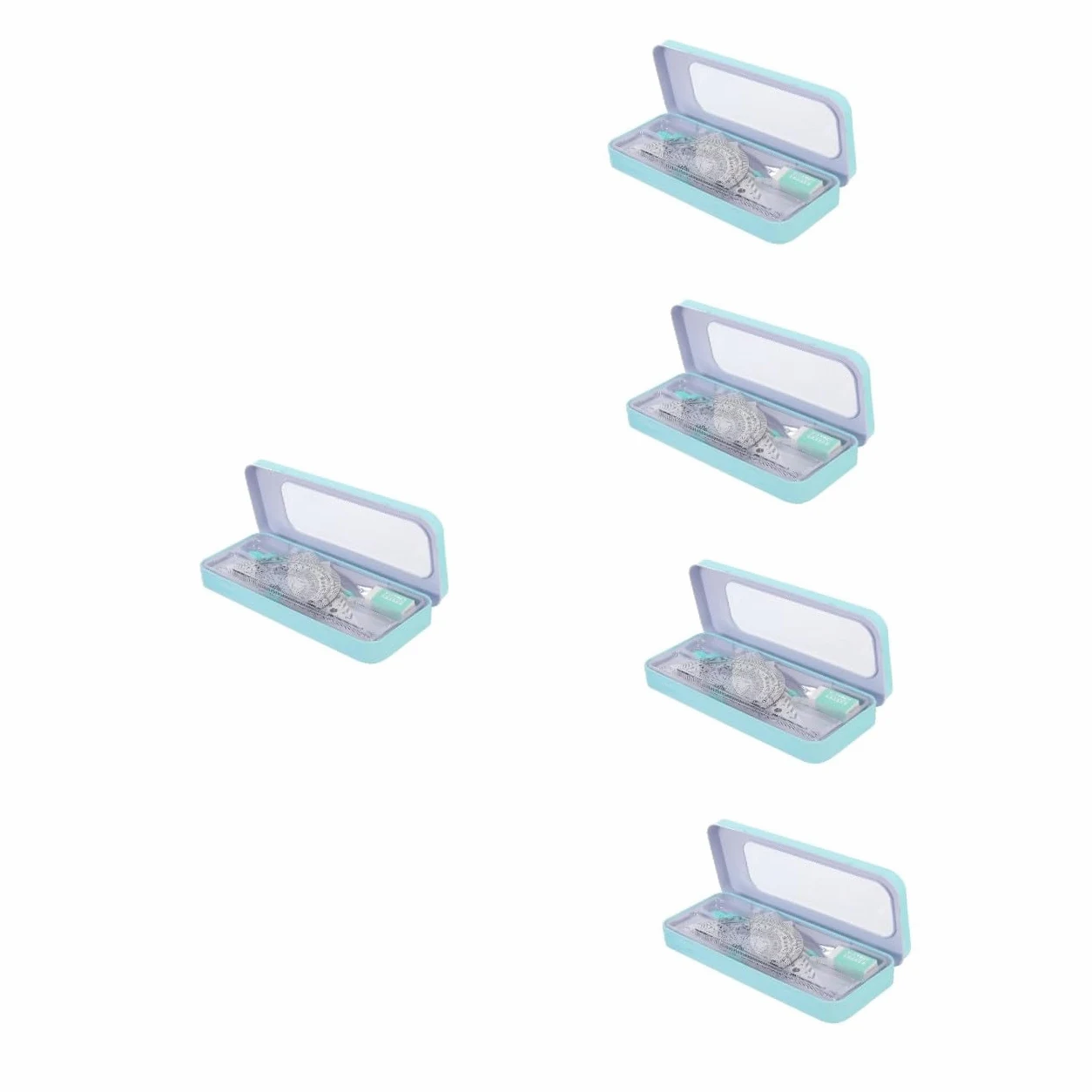 SHINEOFI 5 Set insieme della bussola kit di materiale scolastico kit di disegno tecnico gadget scuola school supplies fornitura di disegni di architettura compasso e goniometro addominali
