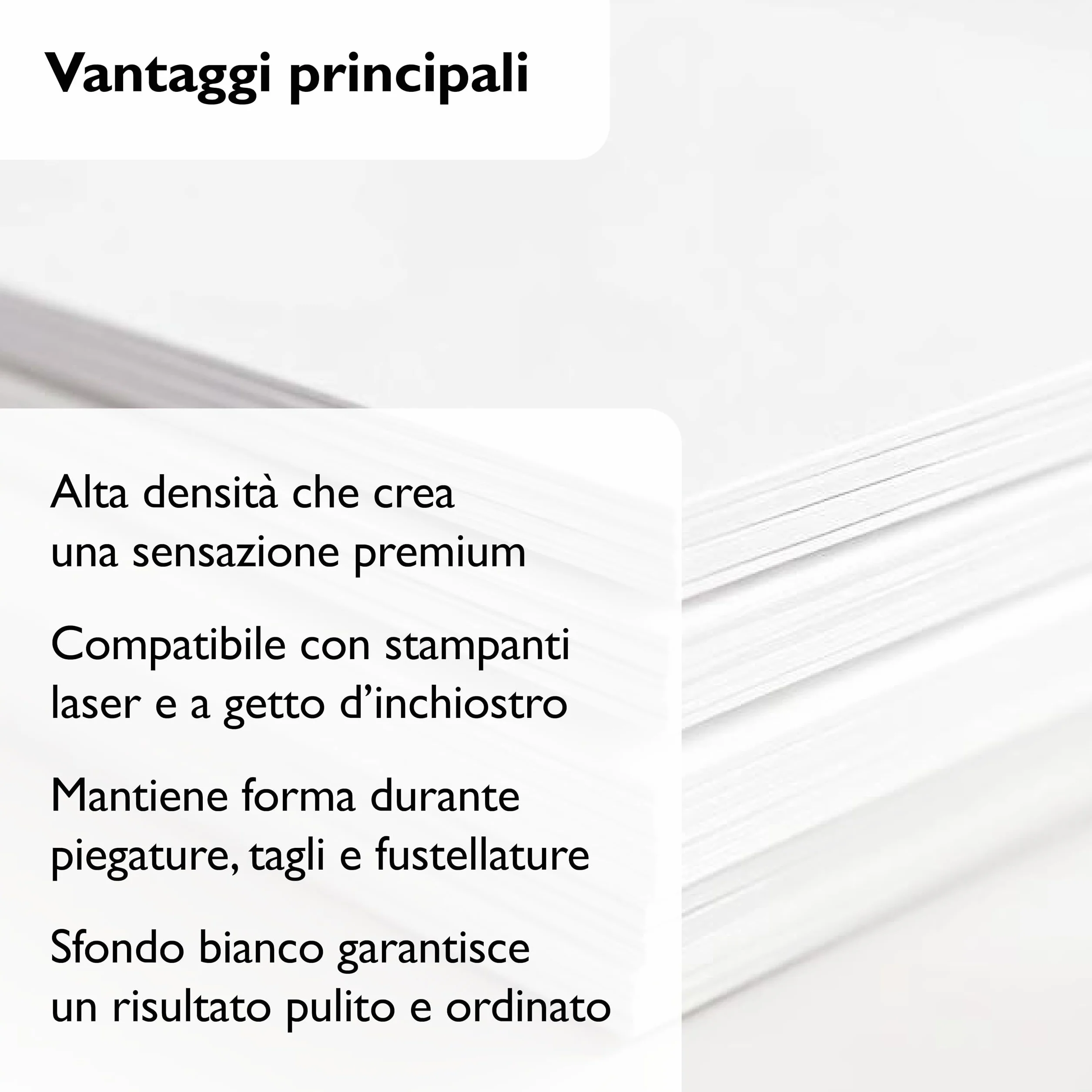 Carta A4 300g/mq Bianco 50 fogli 21x29,7 cm per Stampe Professionali