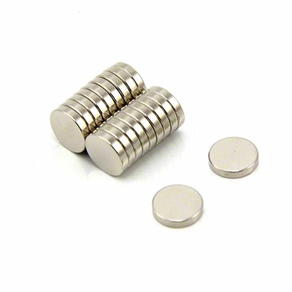Magneti al neodimio N52 40 pezzi dischi 10x2 mm calamite potenti rotonde