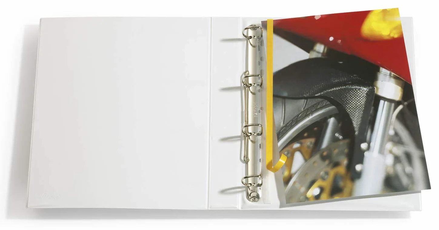 Filefix striscia adesiva foratura universale per documenti non forati A4 25x295 mm trasparente confezione 100 pezzi