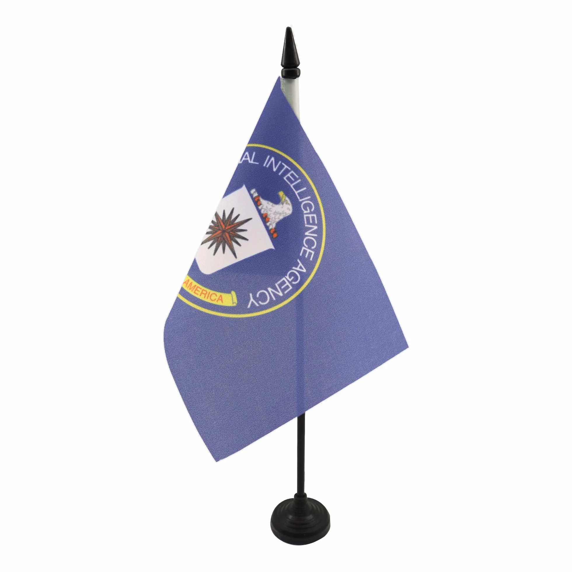 AZ FLAG Bandiera Da Tavolo Central Intelligence Agency Degli Stati Uniti 21x14 cm - Piccola Bandierina Cia Degli Usa