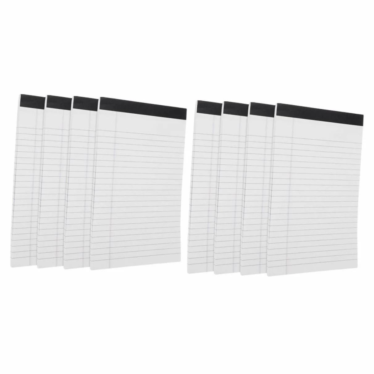 Blocco Note Portatile A5 8 Quaderni da 50 Fogli Ciascuno, Fogli a Righe, Design Delicato e Semplice, Facile da Usare per Annotazioni e Memorizzazioni