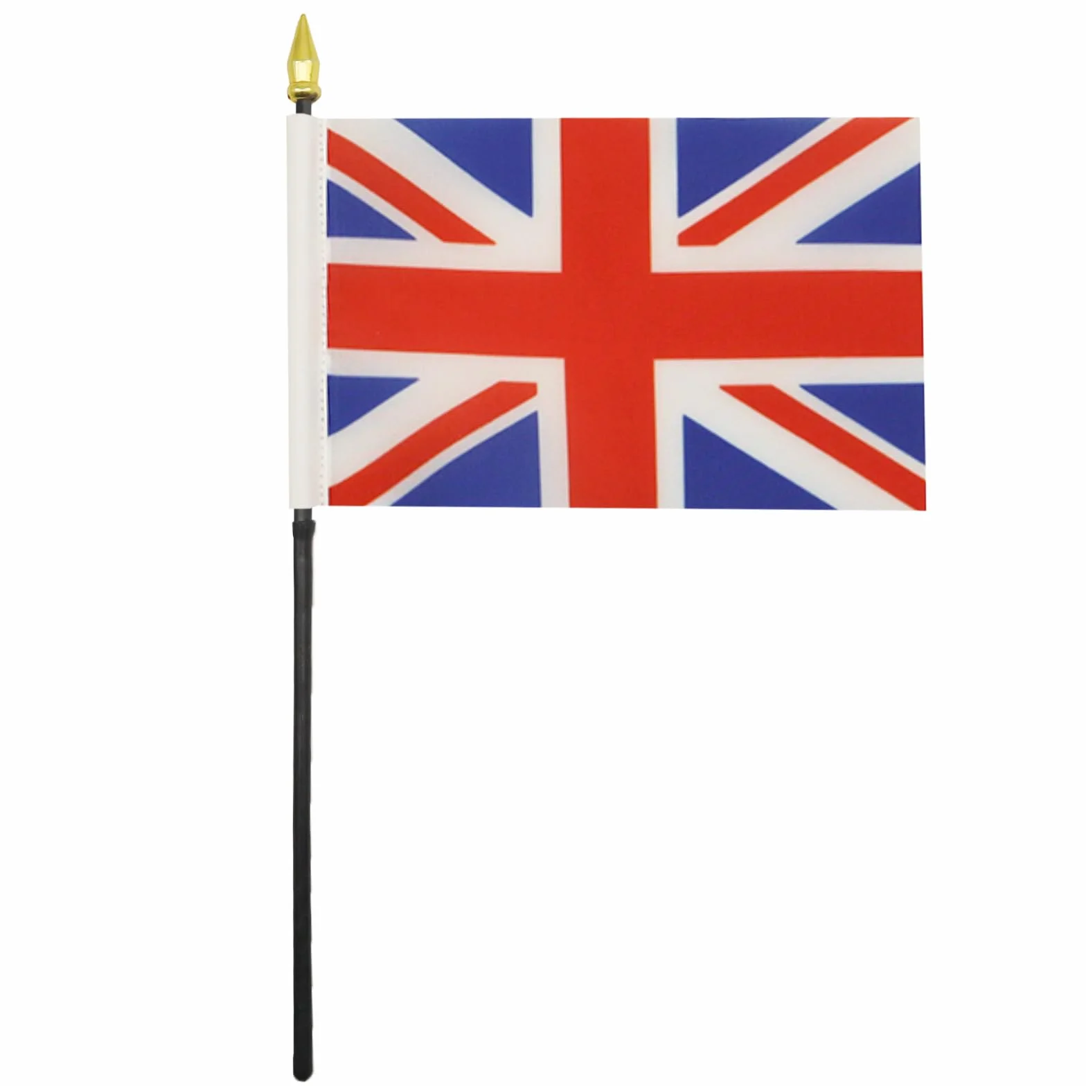 AZ FLAG Bandiera da Tavolo Regno Unito 15x10cm Punta Dorata - Piccola Bandierina Britannica Inglese UK