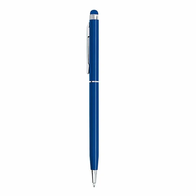 GFD HEART 25 Penne Personalizzate con Scritta Incisa a Laser - Penna in Metallo per Touch Screen, Idea Personalizzabile Ufficio, Inaugurazioni, Fiere, Gadget Promozionali (25 Penne Blu)