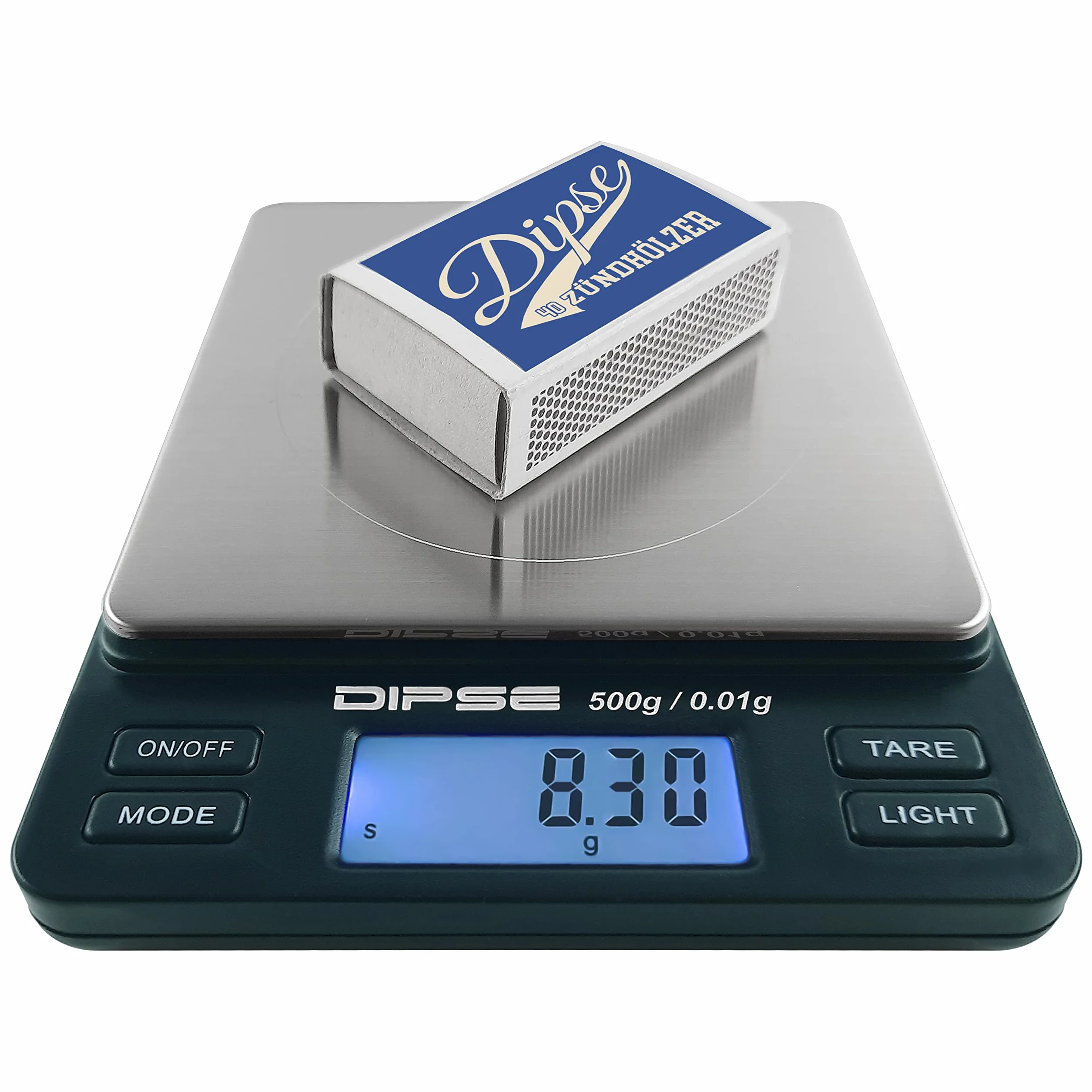Digital Scales TP Series 500 g x 0,01 g High-Precision Pocket Gold Scales Extra-Large Weighing Surface