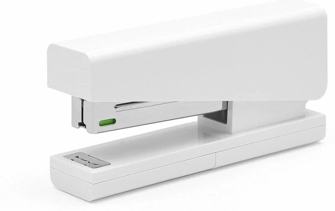 Cucitrice Polatrice for impieghi gravosi 20 Capacità del foglio Affalizzatore for ufficio Efficiente con 100 pz Staples 24/626/6 Accessori for Forniture scolastiche Forniture Ufficio(White+staples)