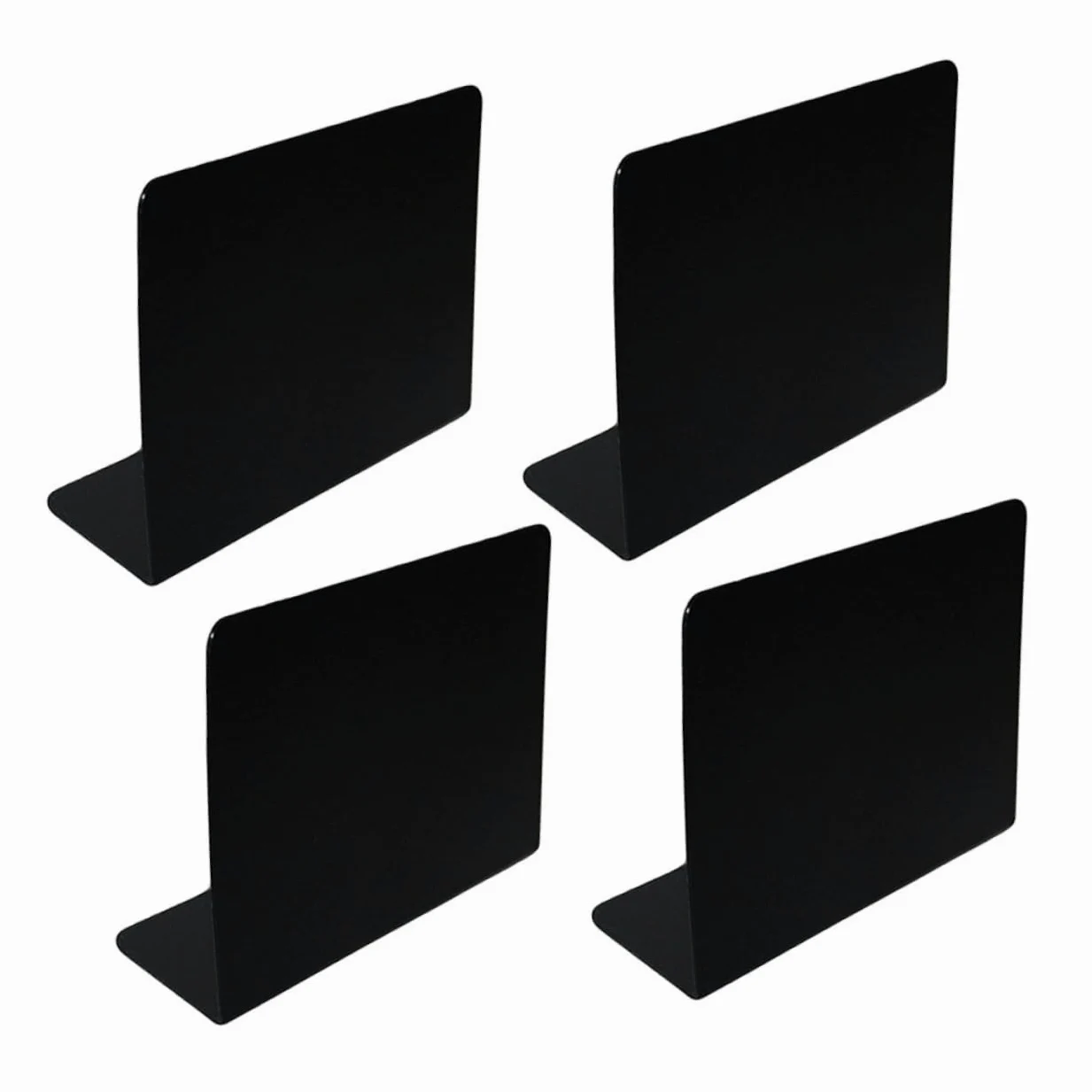 SHINEOFI 12pezzi Lavagna Nera Acrilico Per Decorazione Da Tavolo Display Messaggi Per Matrimonio e Feste Nera Lavagna Piccola Versatile Per Eventi Speciali