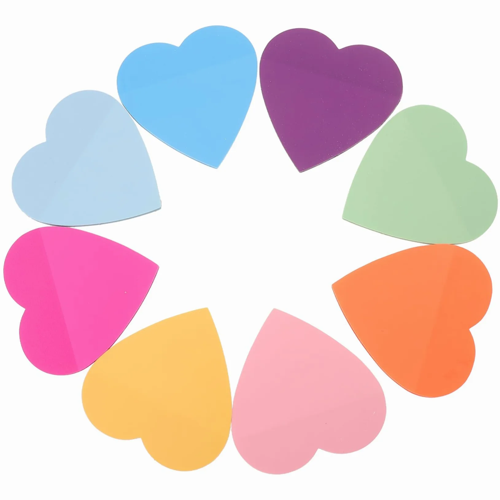 Angoily 3 Pezzi Note d'amore blocco note alla rinfusa pastello Memo Pad scuola Forniture adesivi per appunti dell'ufficio adesivo per appunti autoadesivo taccuini autoadesivi carta