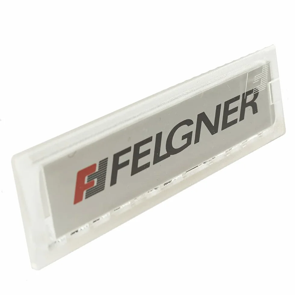 FELGNER Targhetta per nome per cassette postali JU 67 x 22 mm Plexiglass