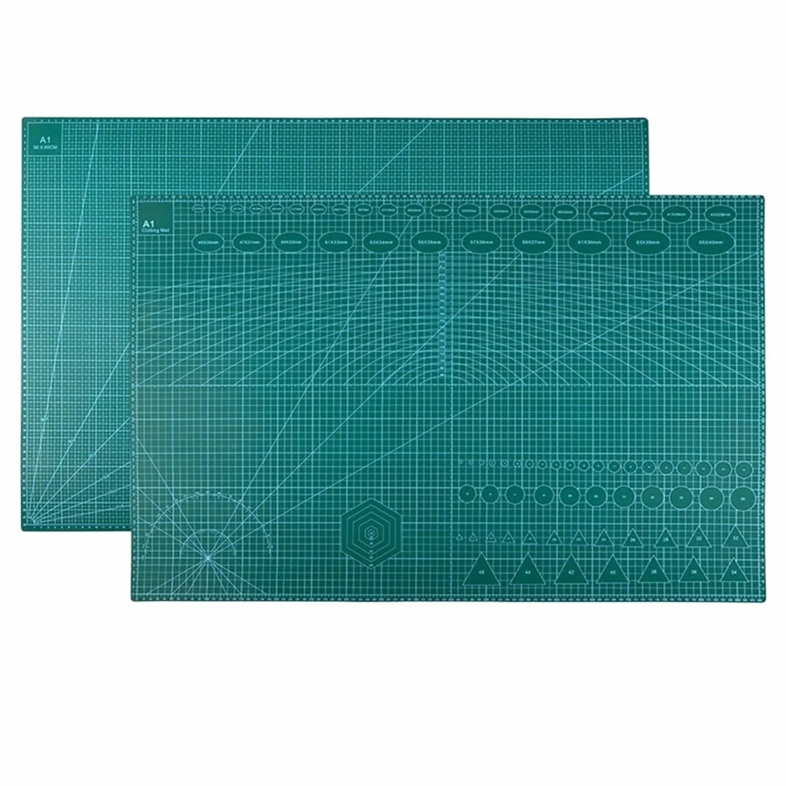 Tappetino da taglio per ufficio Tappetino da taglio A1 A2 in PVC, auto-riparante, cucito, studente, arte, fai te, carta, incisione, riparazione, lavoro di saldatura(A1(90x60CM))
