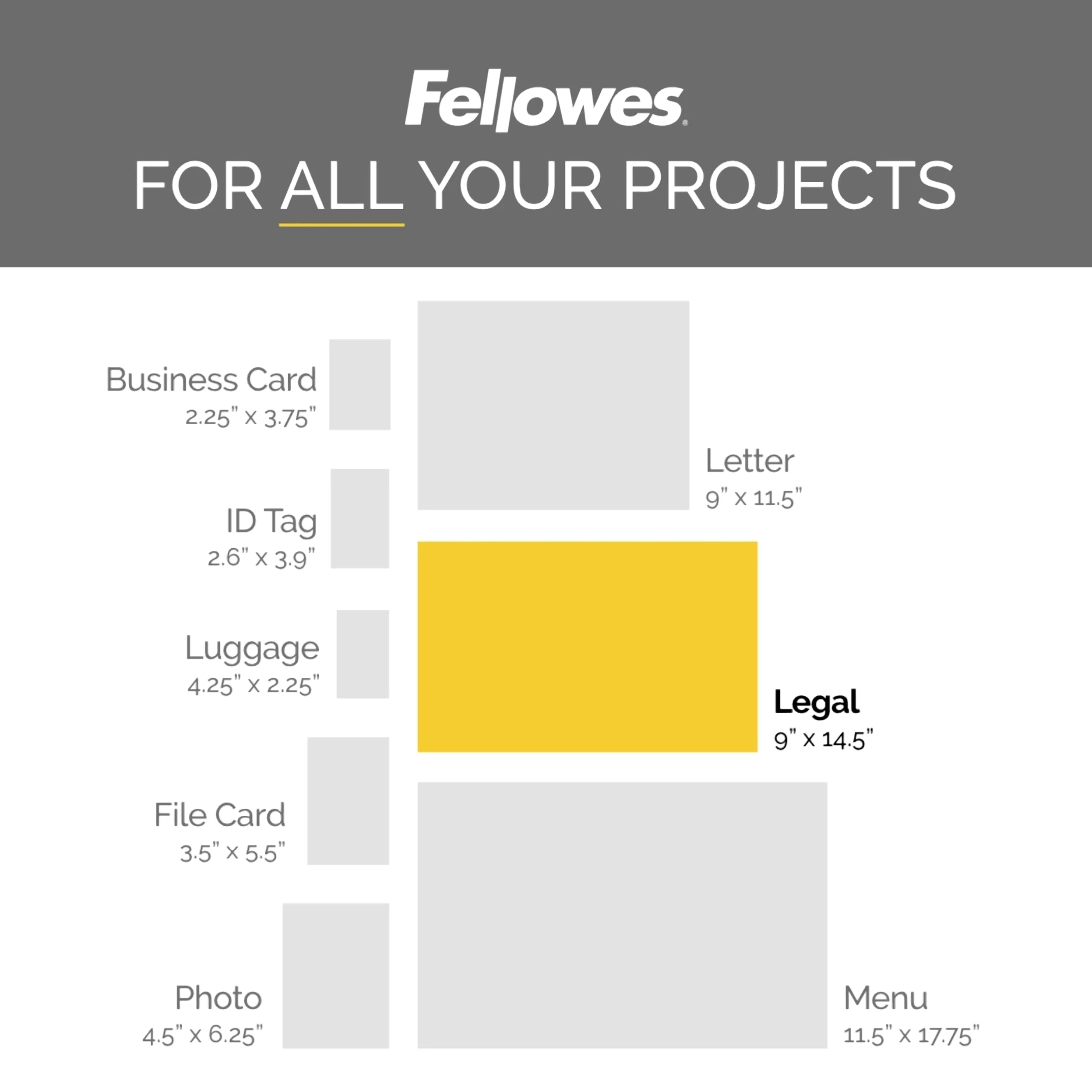 Fellowes 52226 Pellicola per plastificatrice 50 Pezzo(i)