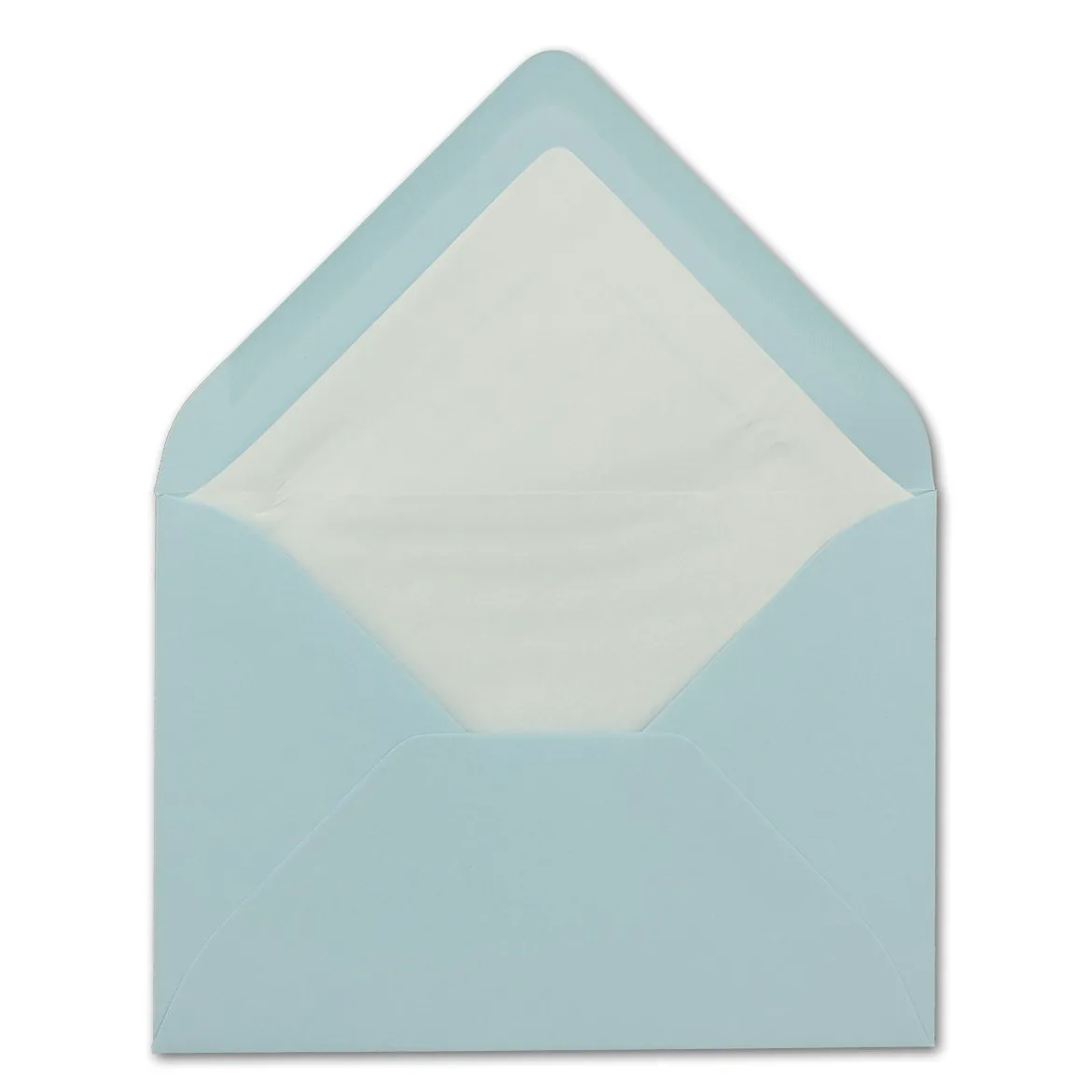 Glüxx-Agent - 1000 buste per lettere, formato DIN B6, 12,5 x 17,6 cm, 110 g/m², con incollaggio a umido, senza finestra, colore: azzurro