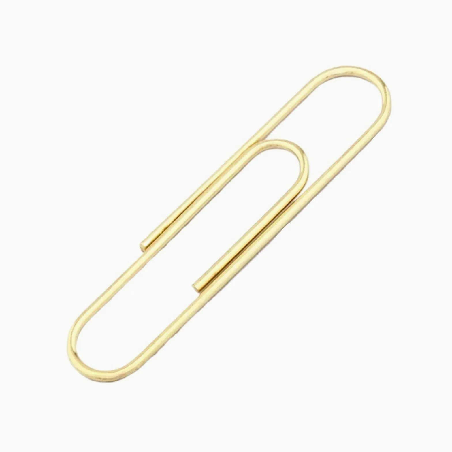 Fermagli di Carta 10Pcs 15/28/33/50mm Notebook Memo Pad Bookmark Binder Paperclips Accessories Paper Clips Binding Supplies Student Office Stationary(Golden -50mm)