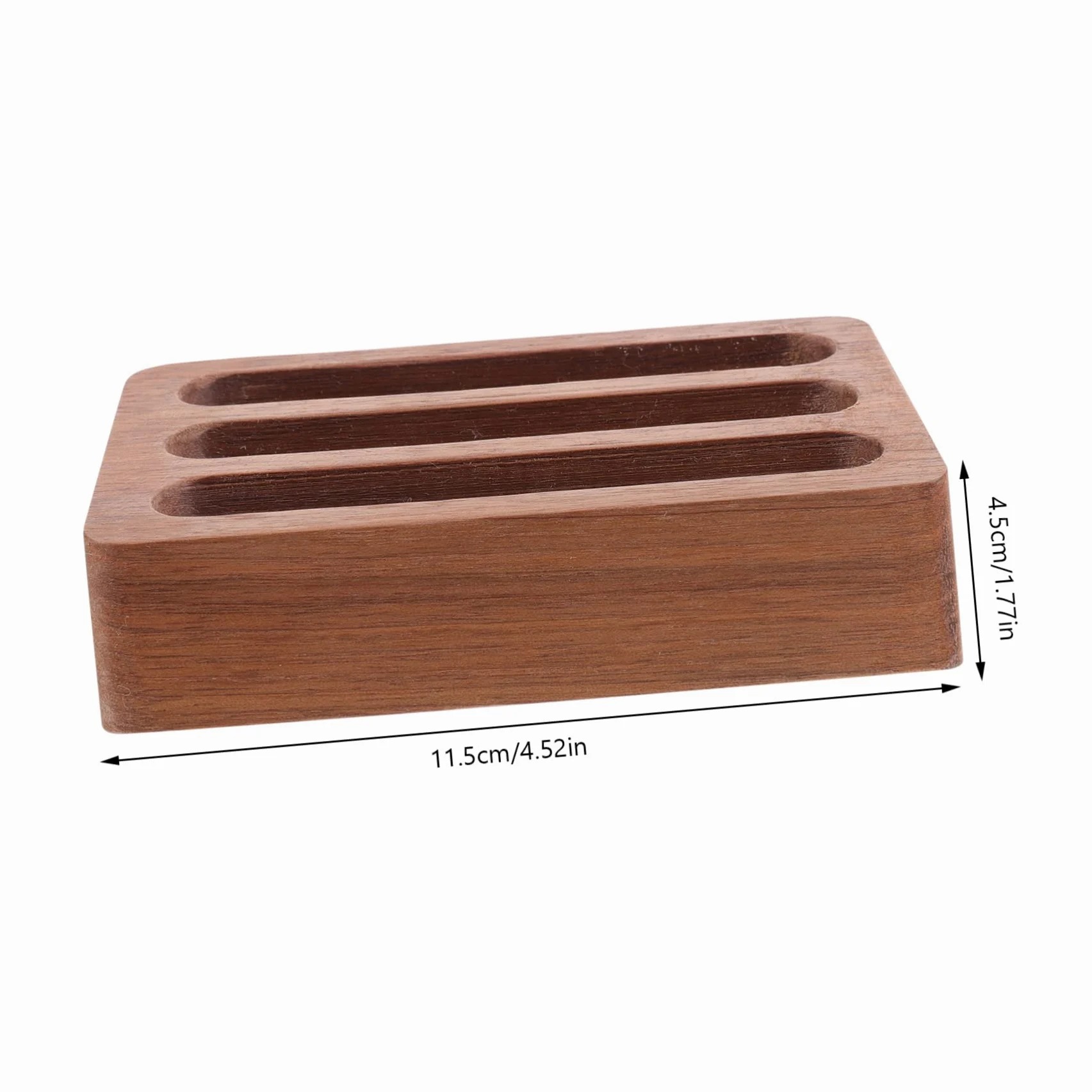 Lurrose 2 Pezzi Porta Biglietti Da Visita in Legno Porta Biglietti Da Visita Accessorio Da Scrivania Organizza Biglietti Elegante Arredamento Per Ufficio