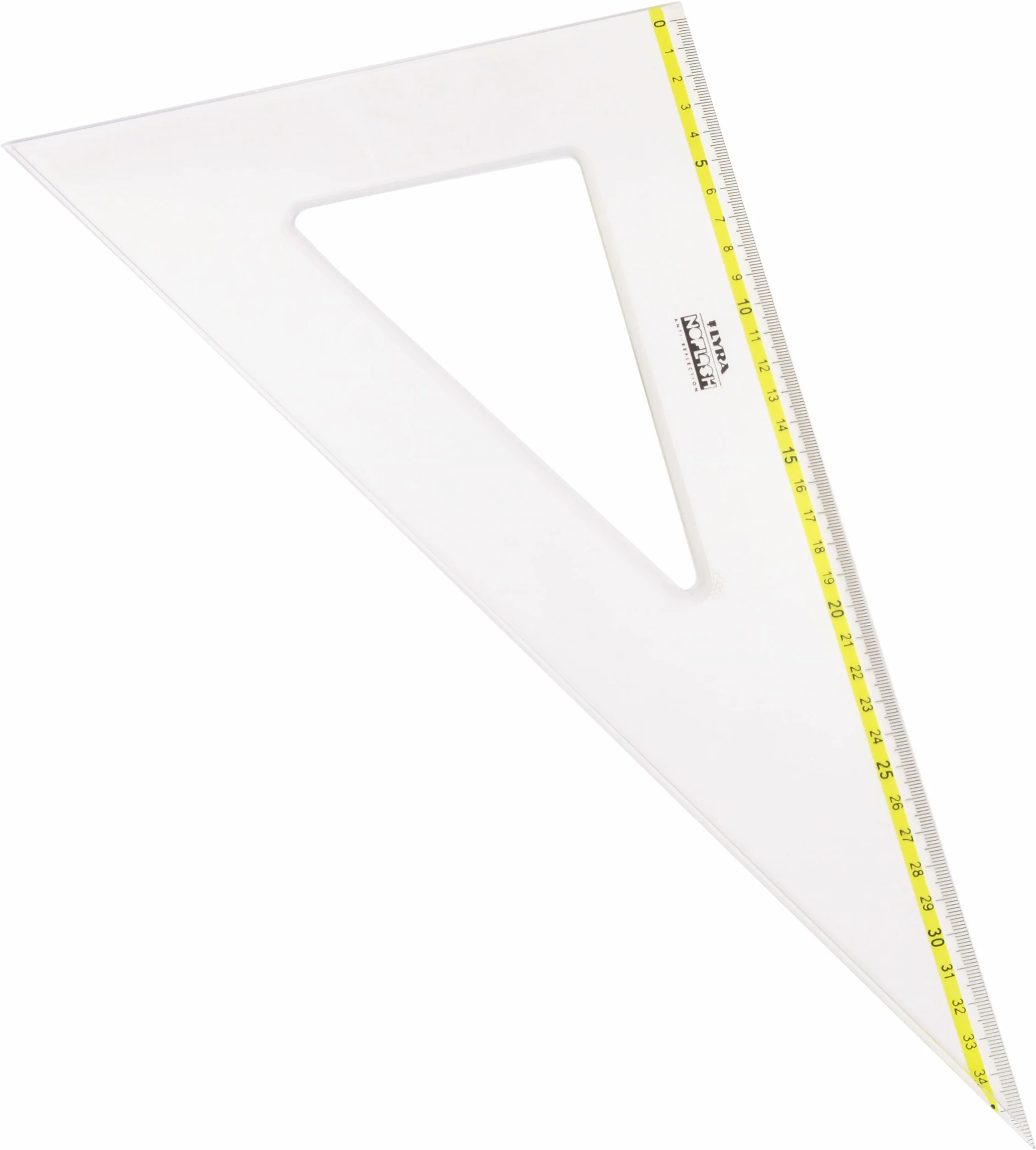 Lyra Noflash Squadra 36cm 60° in busta PVC