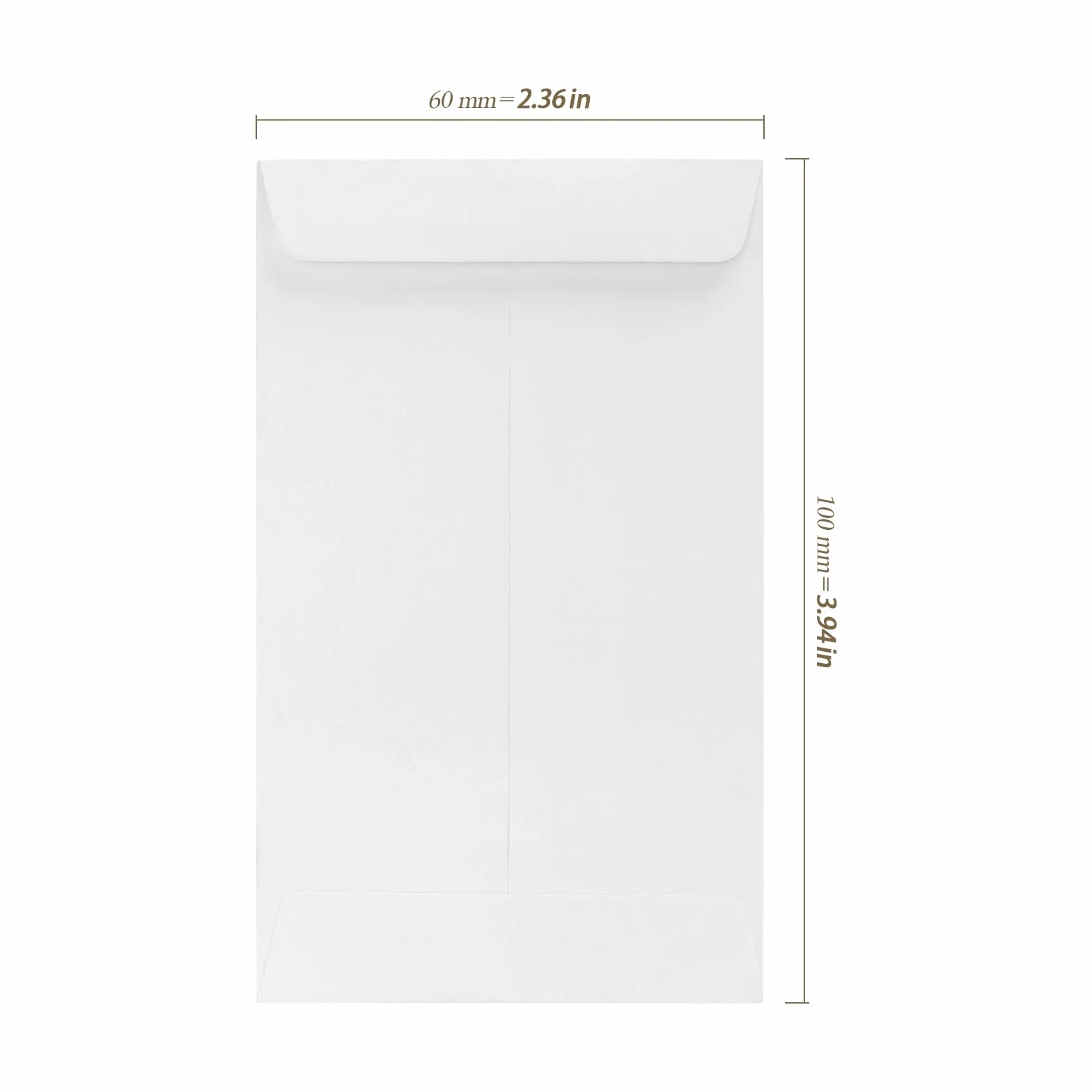 Buste bianche piccole autoadesive 6x10 cm mini buste di carta per semi