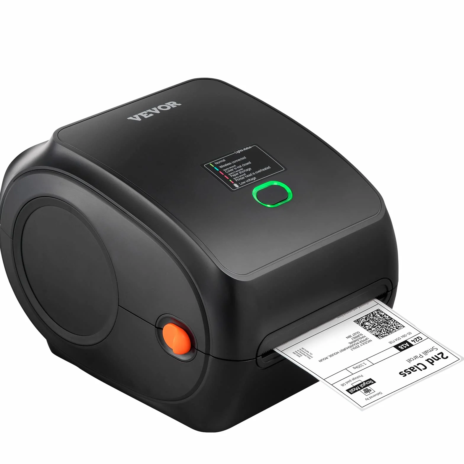 VEVOR Bluetooth Stampante Termica, Stampante per Etichette Edesive 4x6, Etichettatrice Termica Compatibile a Windows/MAC OS/Linux/Chromebook, Supporta DHL, USPS, FedEx, Shopify, Ebay, Amazon ecc.