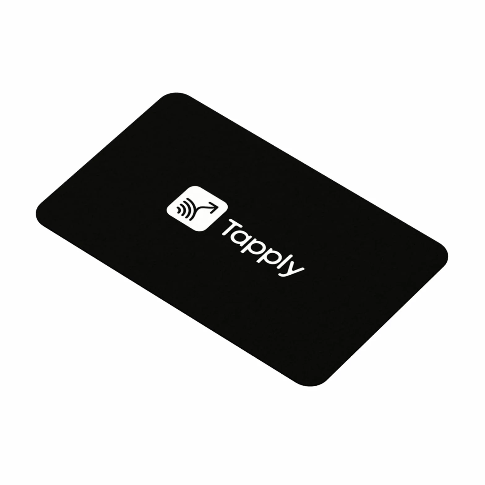 Biglietto da Visita Digitale NFC QR Code Compatibile Android iOS Profilo Aggiornabile Online Nero