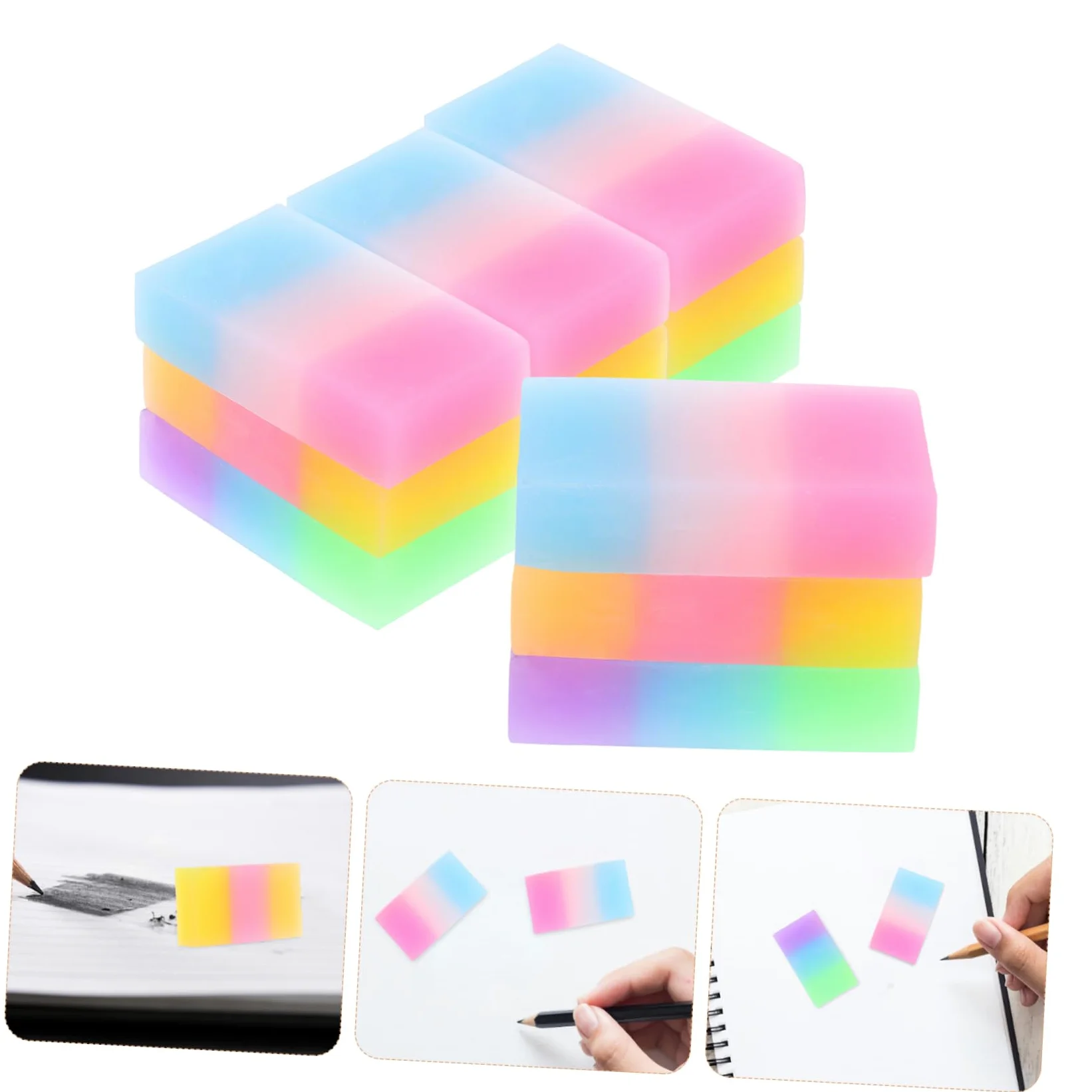 Gomme da Cancellare Jelly Erasers 36 Pezzi in Tpr, Cartoon | Small Jelly Erasers, Portable Jelly Erasers, Pencil Erasers per Festa Scuola Decor, Accessori Festa Compleanno