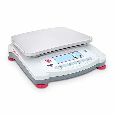 OHAUS NVT1601M Navigator Bilancia portatile, capacità 1600g, leggibilità 0,5 g, 174 mm x 230 mm
