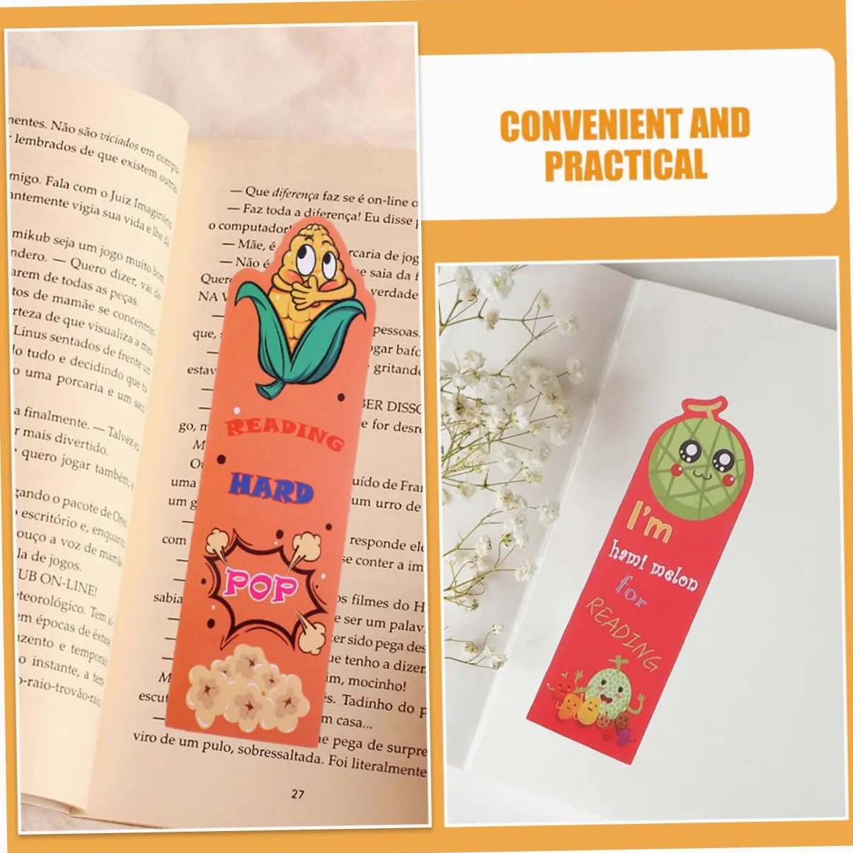 DOITOOL 5 Set Segnalibri Profumati Cartoon Per Adolescenti E Lettori Design Per Libri 36 Pezzi * 5