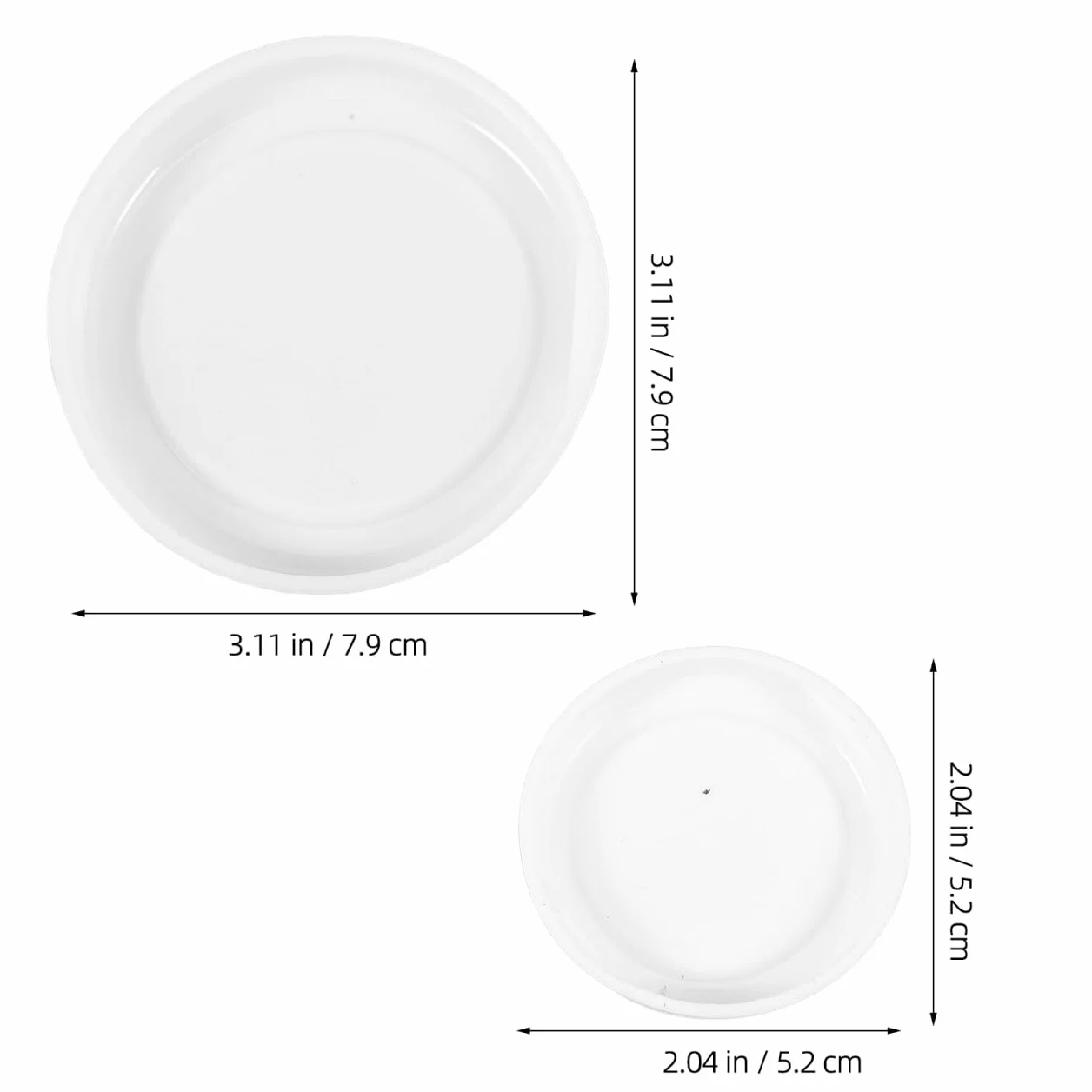 Operitacx 50 Pezzi Tappi Terminali Riutilizzabili Per Tubo Di Carta - Tappi Di Plastica Per Spedizione Poster Ø 5.2 Cm E Ø 7.9 Cm