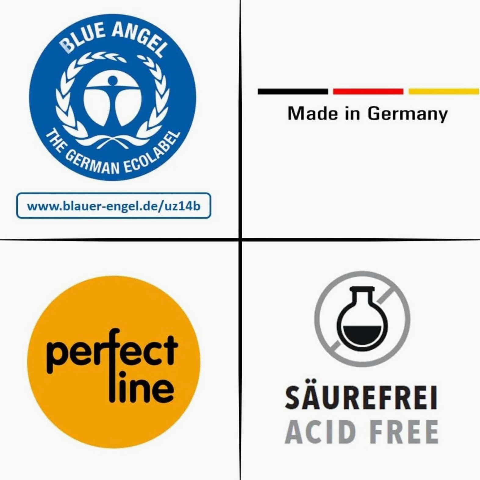 perfect line - 1.000 divisori, 5 colori pastello – carta riciclata resistente, per raccoglitori DIN A4 e raccoglitori ad anelli – per ufficio, scuola o casa – certificato Blauer Engel (10 x 100 fogli)