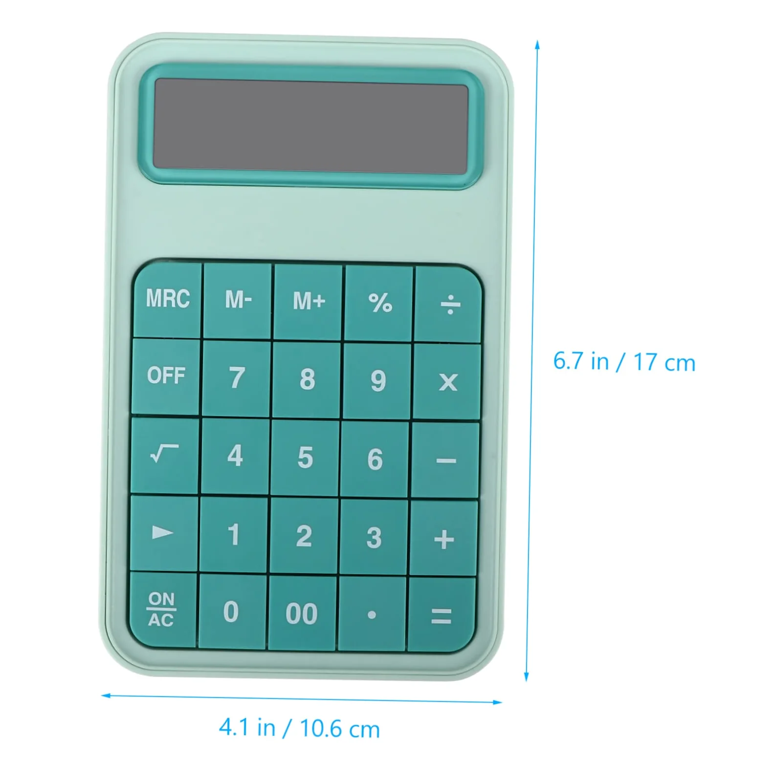 Calcolatrice da Ufficio Grande Display Lcd a 12 Cifre, Tasti Staccabili, Abs Leggero per Scuola, Casa e Negozio