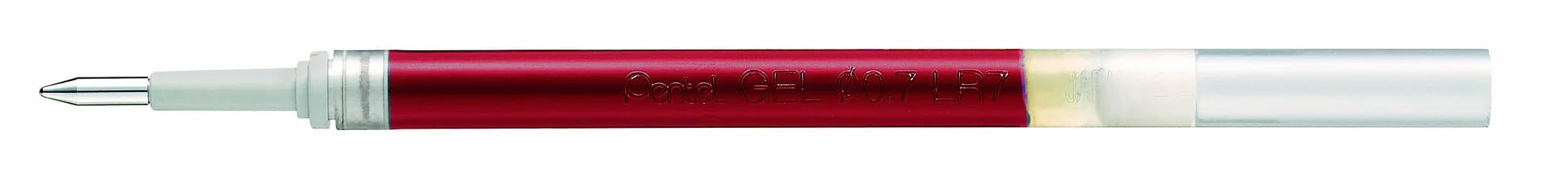 Pentel EnerGel LR7 wkład wieczny, końcówka 3 szt., czerwony