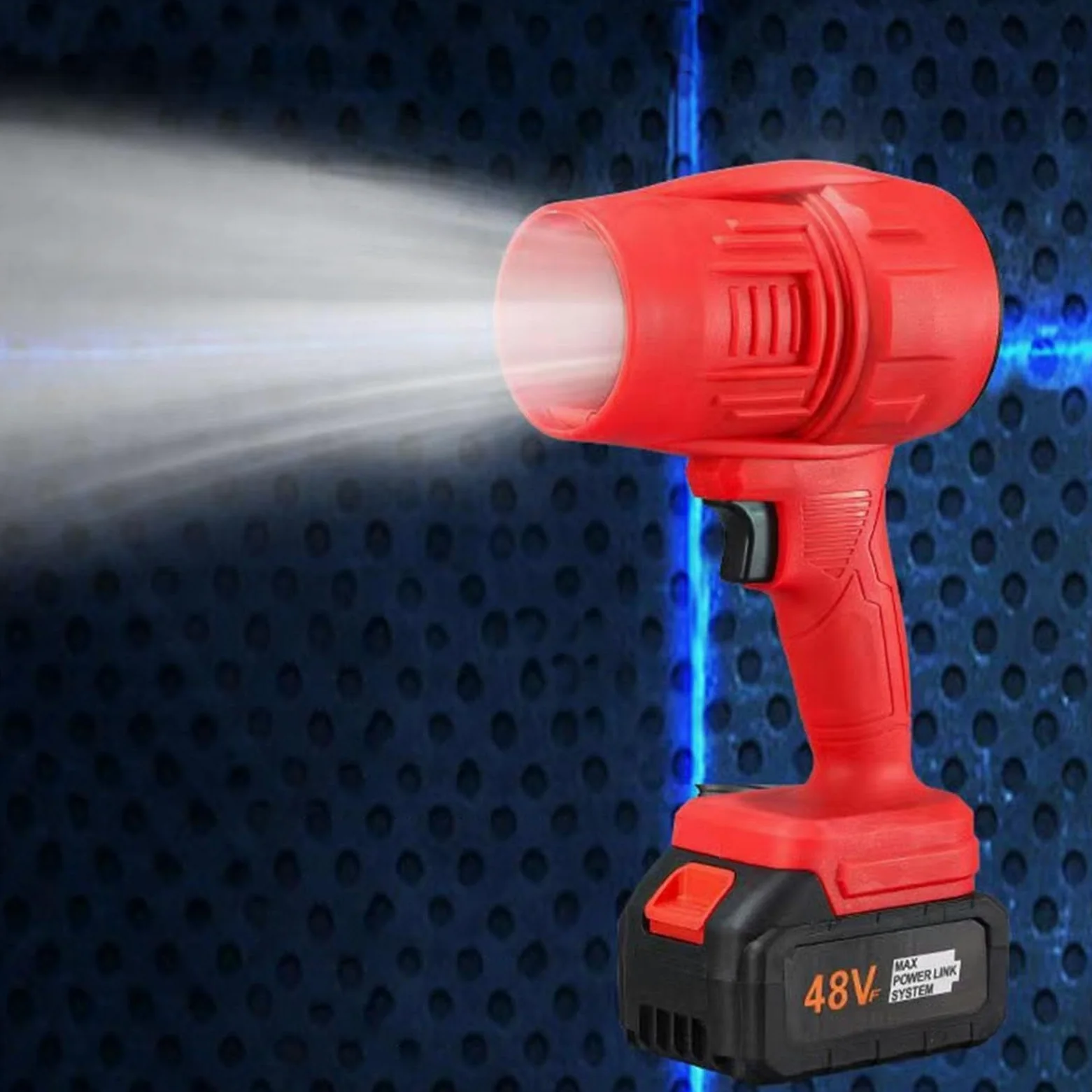 Soffiatore a turbina, senza fili, portatile | Soffiatore ad aria compressa con spruzzatore a secco da 320 km/h, per interni auto ed elettrodomestici