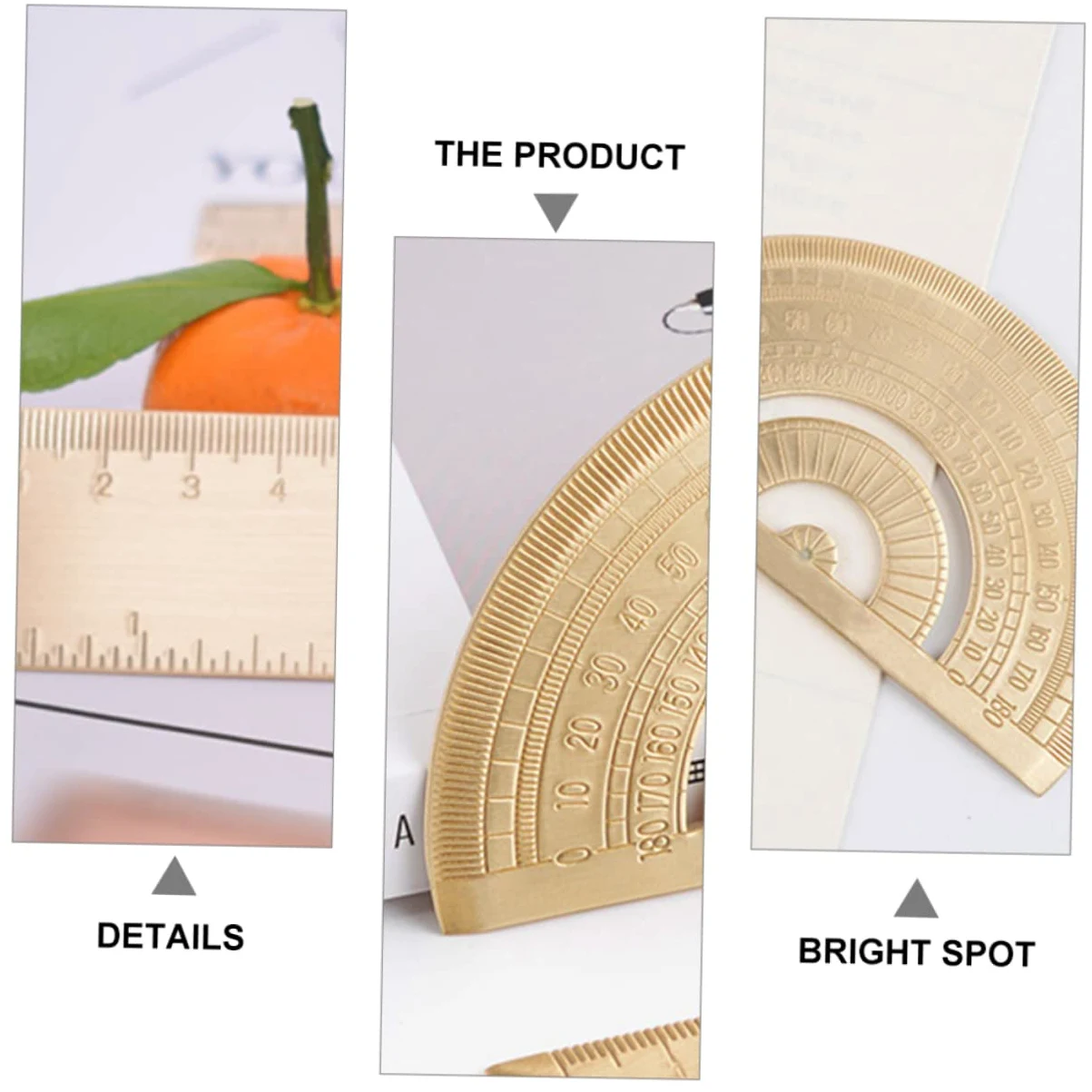DOITOOL 3sets Righelli Geometrici Compasso Righello e Righello Dritto Strumenti Di Misura Per Disegno e Matematica Pratici e Leggeri Per Studenti e Insegnanti