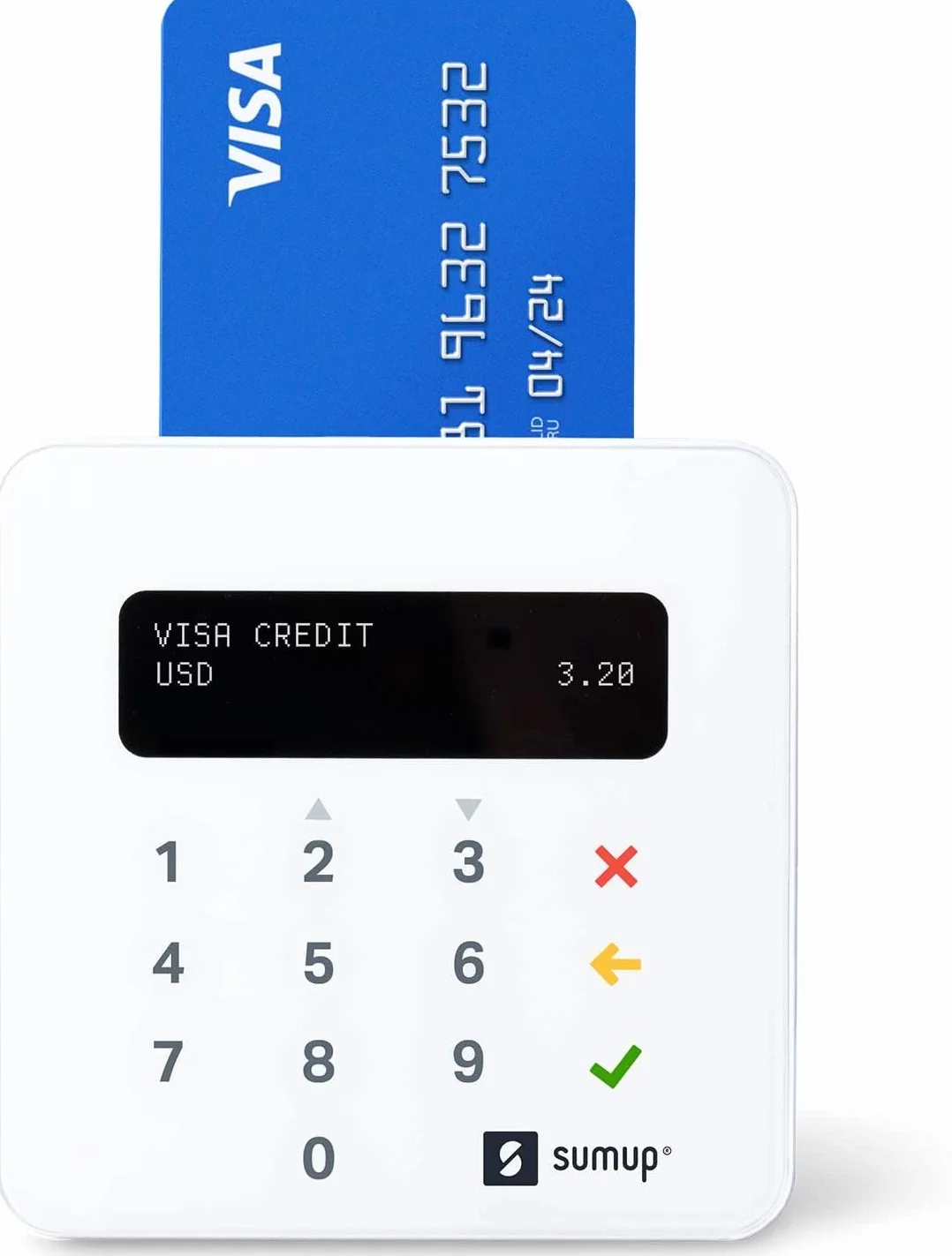 Lettore di carte SamUp Air Dispositivo POS portatile contactless per pagamenti con carta di debito, credito, Apple Pay, Google Pay