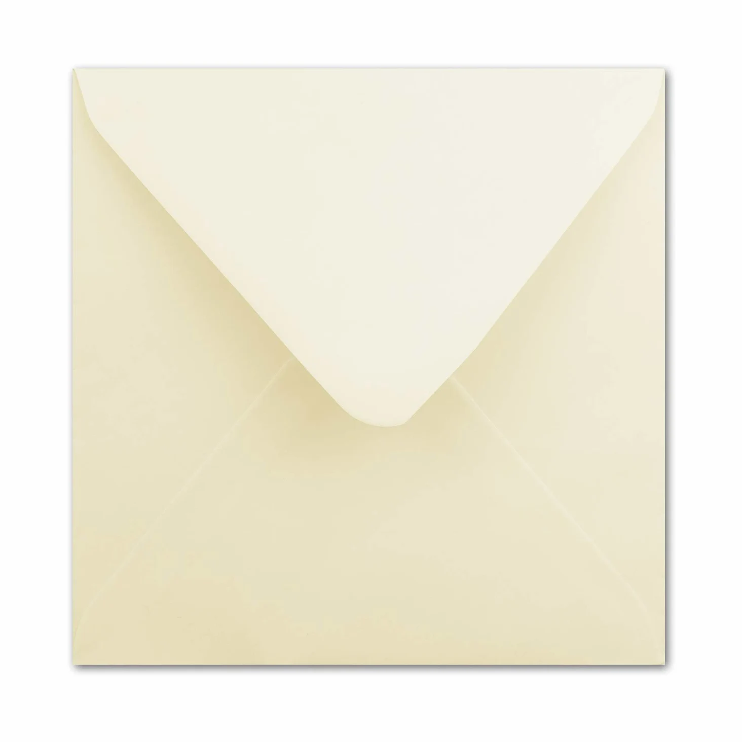 400 buste quadrate, 16 x 16 cm, 100 g/m², con incollaggio a umido, senza finestra, ideali per Natale, biglietti di auguri, inviti del tuo agente Glüxx, colore: crema