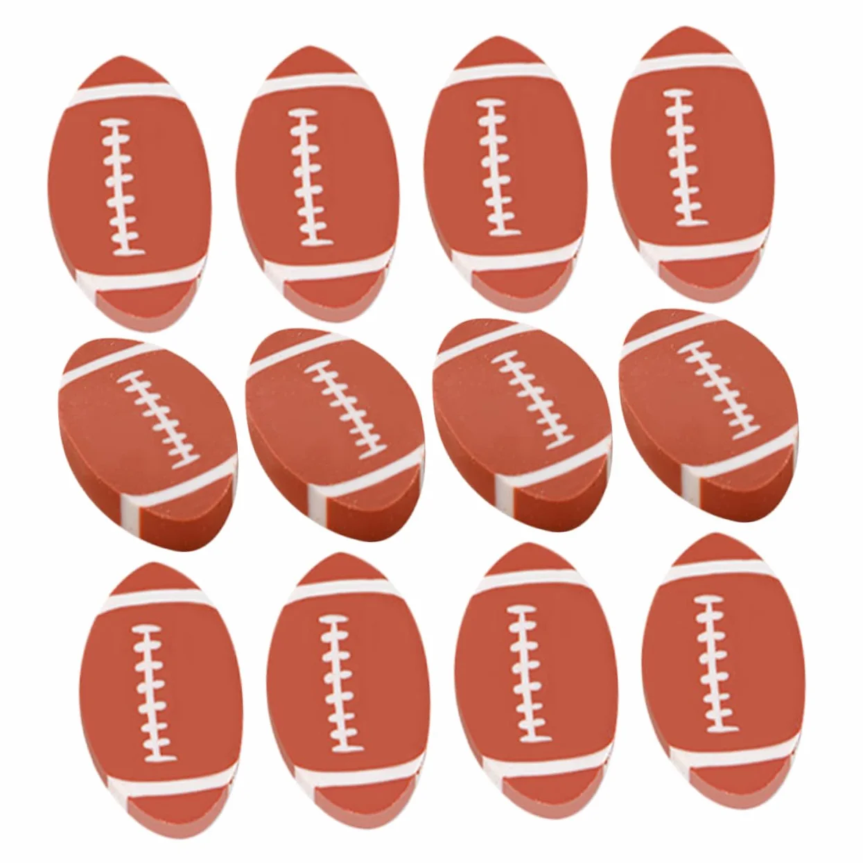 Gomme da Cancellare Rugby Cartone 100 Pezzi Tpr per Scolari | Festa Scuola Decor, Holiday Stationery, Drawing Art Eraser, Student Eraser, Drafting Supply