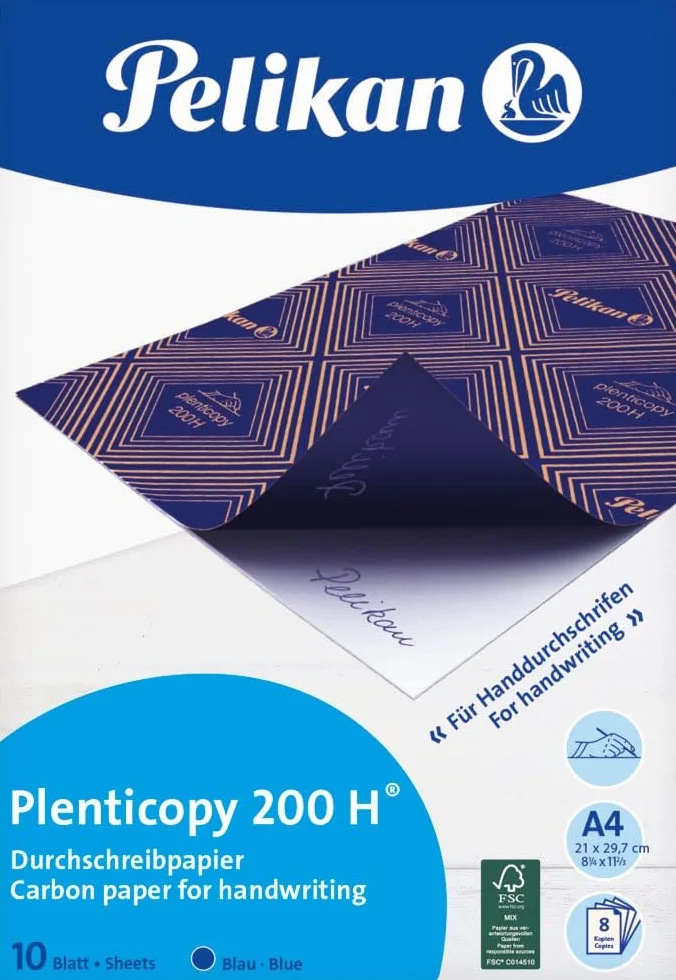 Pelikan Carta da ricalco Plenticopy 200H Blu