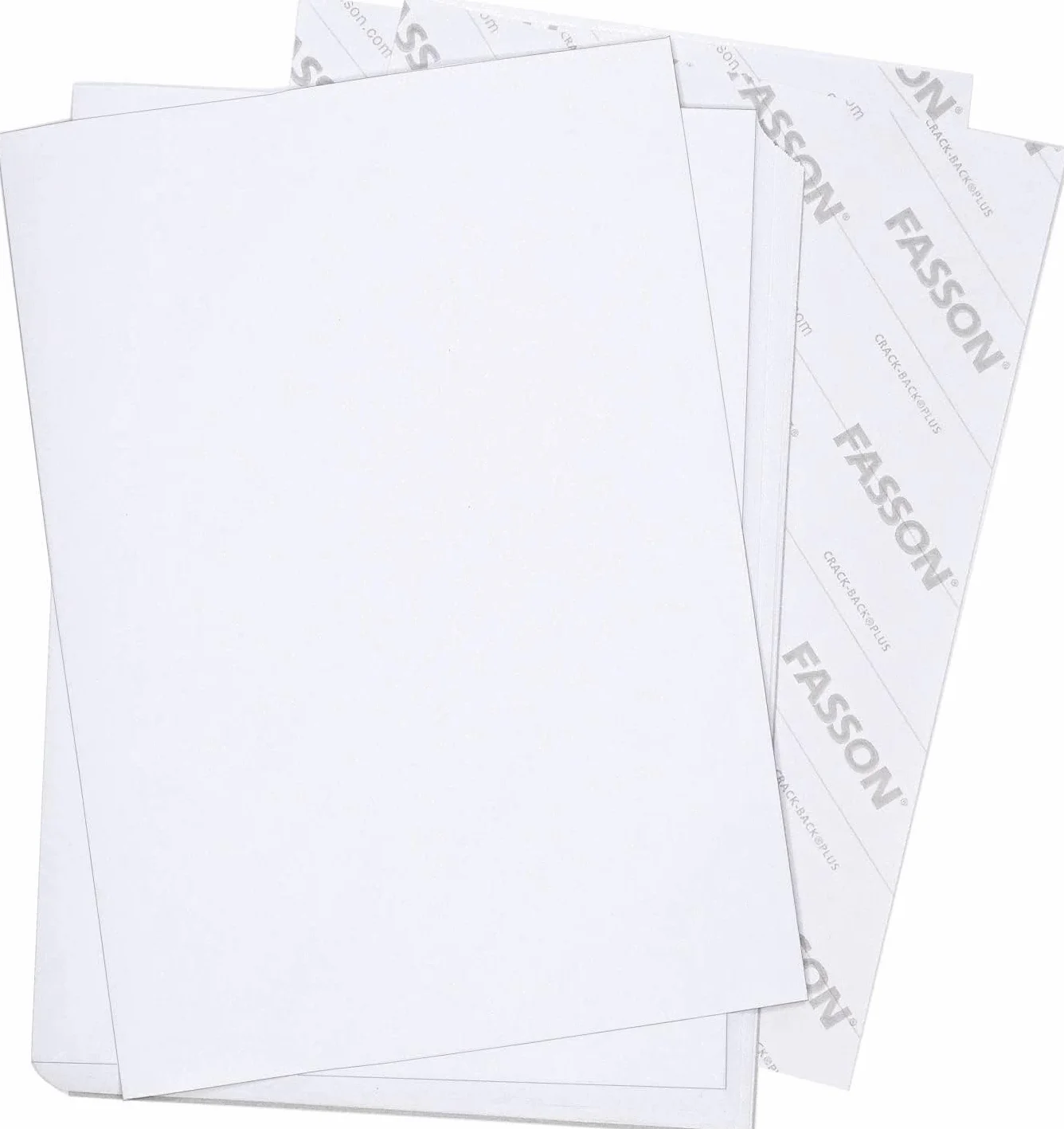 Carta adesiva premium DIN A4 I 100 fogli bianco opaco I FASSON Crack Back-Plus I Carta adesiva etichette autoadesive stampabile I AZ066