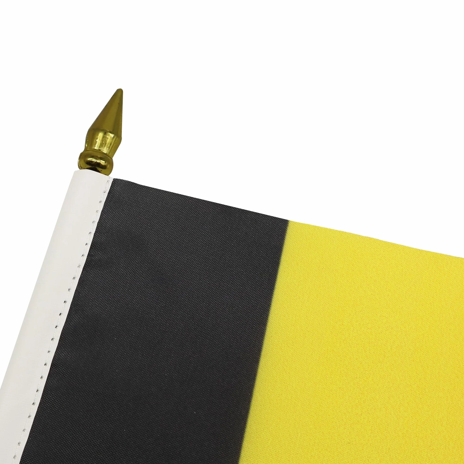 AZ FLAG Bandiera da Tavolo Belgio 15x10cm Punta Dorata
