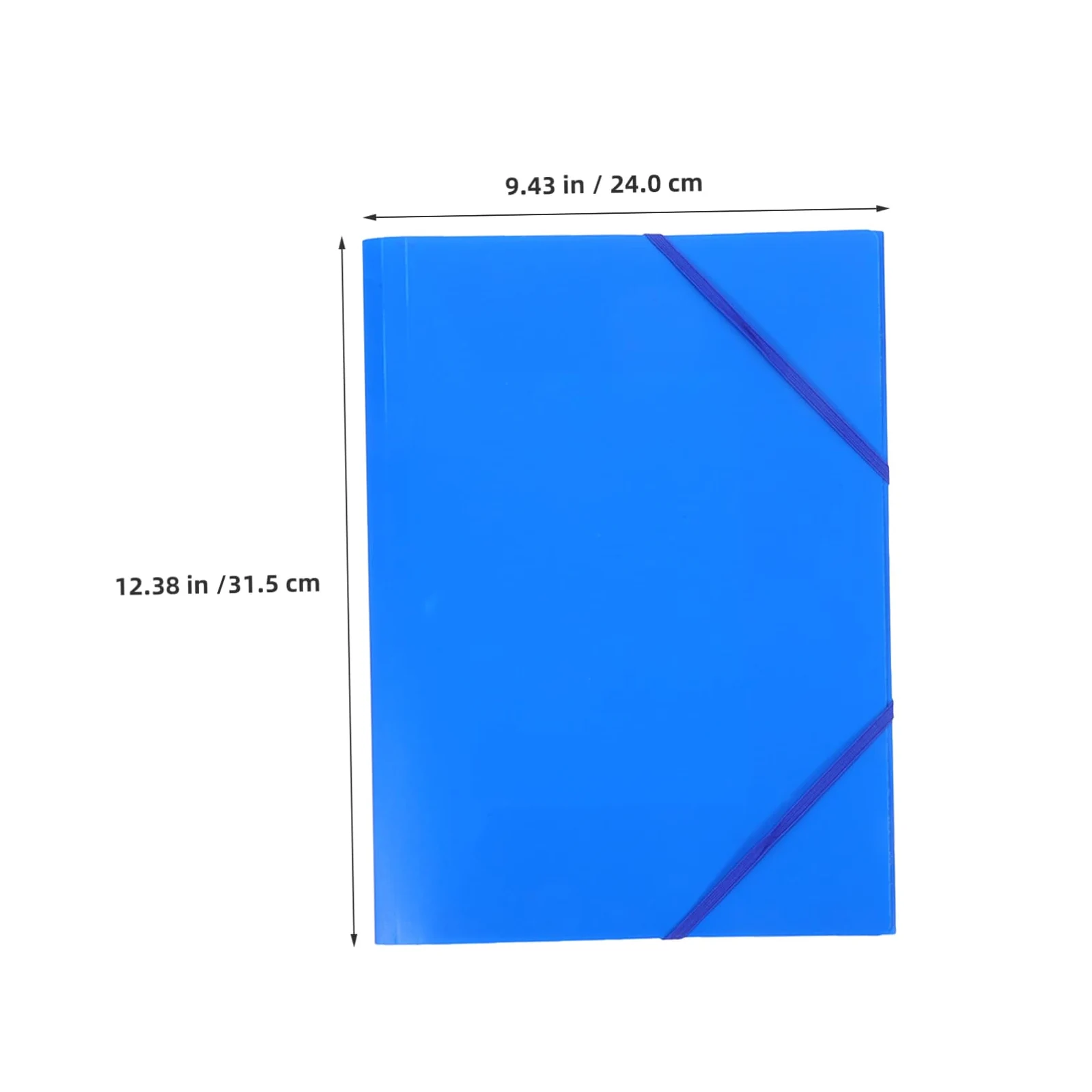 Cartella Portadocumenti A4 con Elastico 10 Pezzi Organizer File in Plastica Resistente per Ufficio Scuola e Viaggio Cartellina Portatile per Documenti con Chiusura a Corda