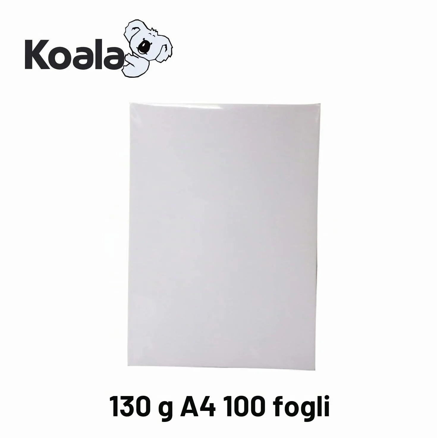Koala Carta fotografica Lucida Fronte-Retro A4 130 g/m² 100 fogli per stampante LASER