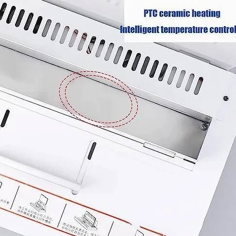 Rilegatrice termica per libri formato A4, raccoglitore elettrico per documenti fino a 500 fogli, spessore rilegatura 1-50 mm, perfetta per contratti, relazioni e gare d'appalto