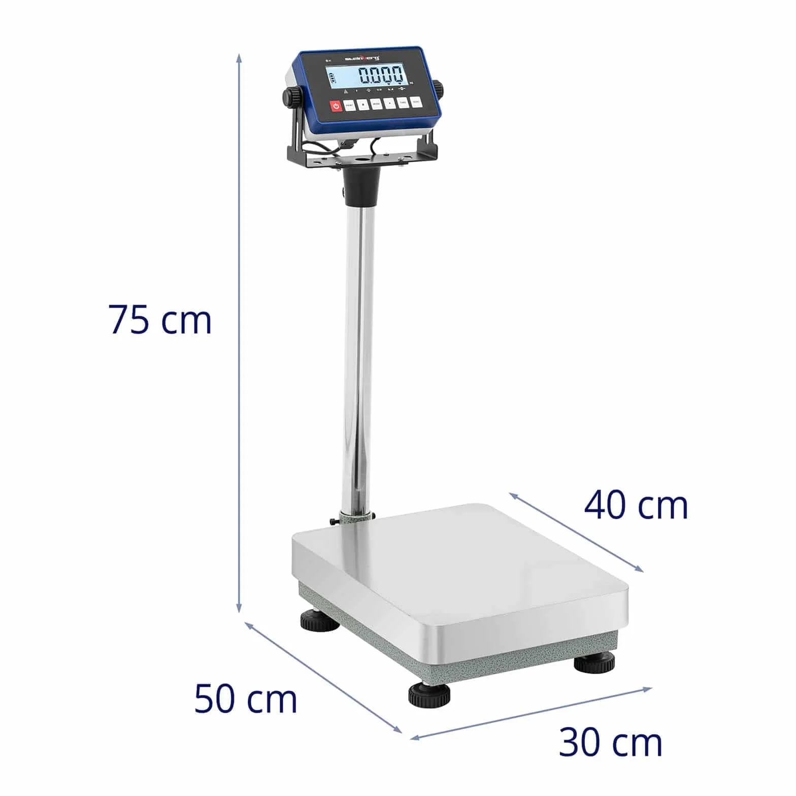 Steinberg Systems SBS-PF-60/2S Bilancia a piattaforma 60 kg 0,002 kg 300 x 400 mm