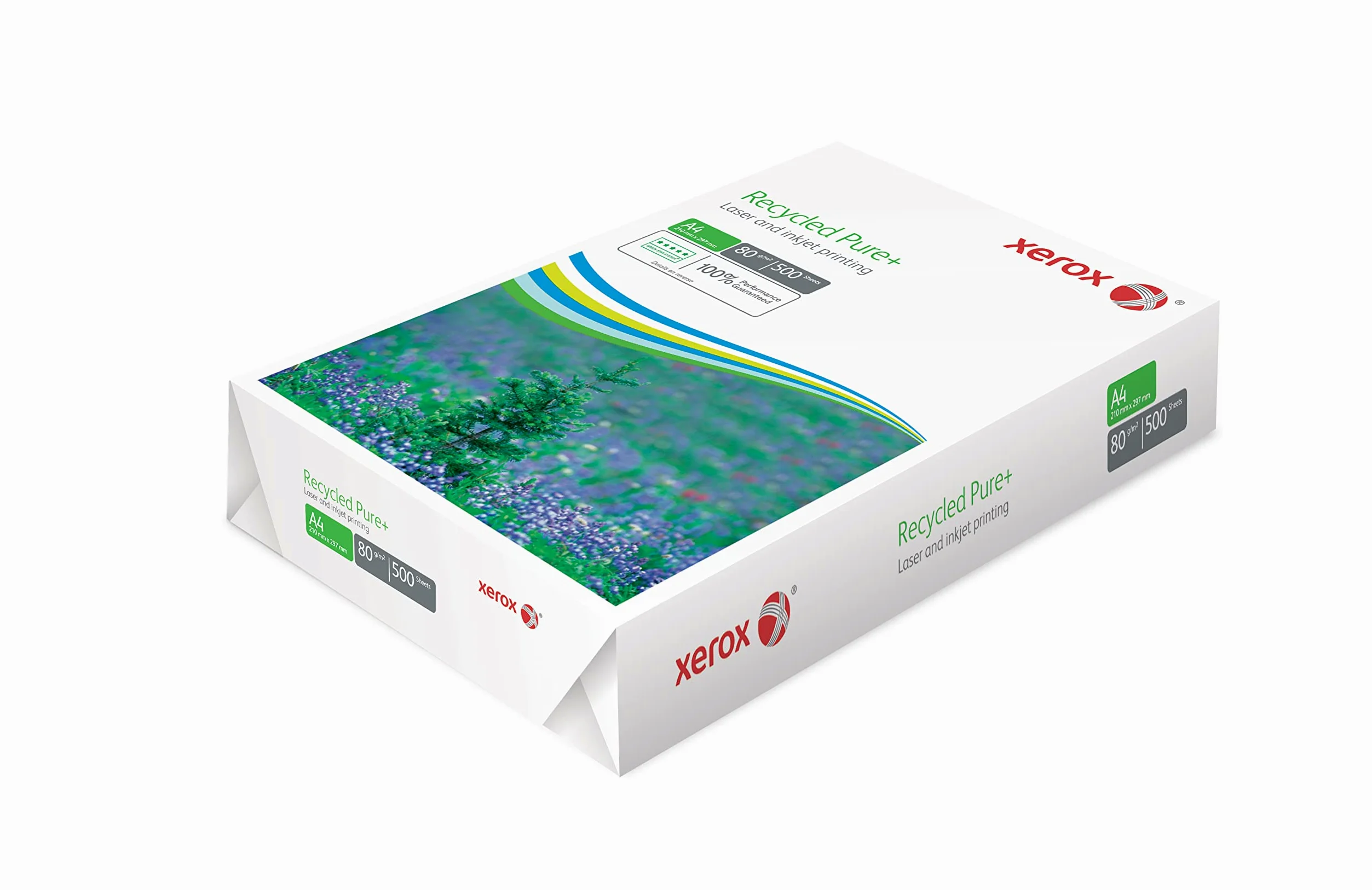 Xerox Recycled Pure+ - Carta riciclata bianca CIE 135-80 g/m² A4, 5 x 500 fogli
