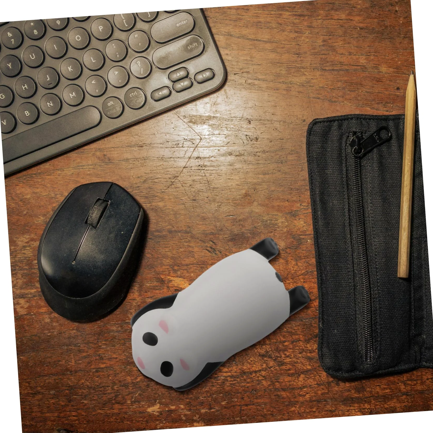 3 Pezzi Poggiapolsi Ergonomico Per Mouse Tappetino Per Mouse in Pu Cuscino Per Poggiapolsi Per Mouse Supporto Per Posizione Neutra Del Polso