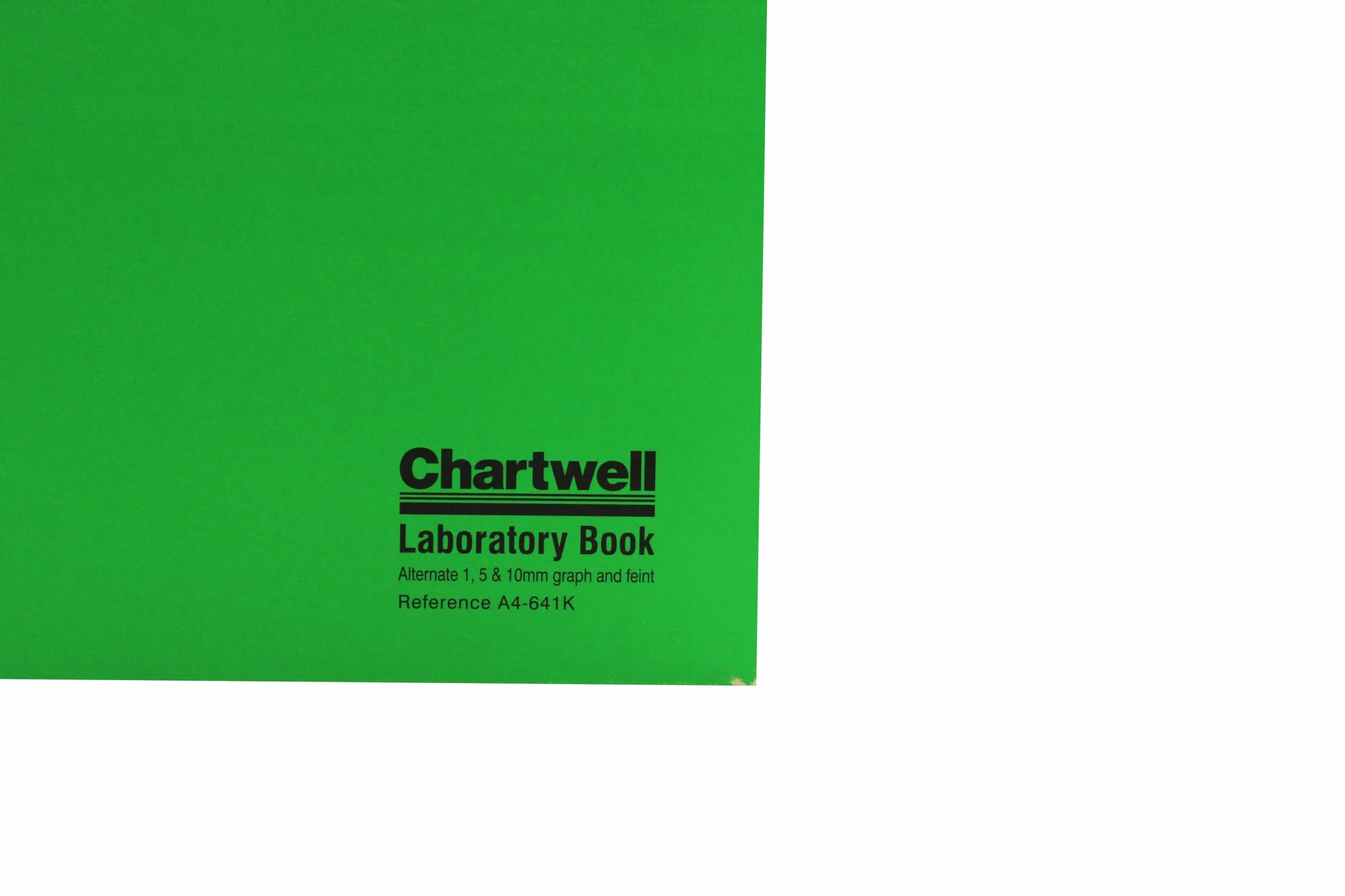 Chartwell Quaderno da Laboratorio Copertina Morbida Formato A4 Dorso Rigido Green