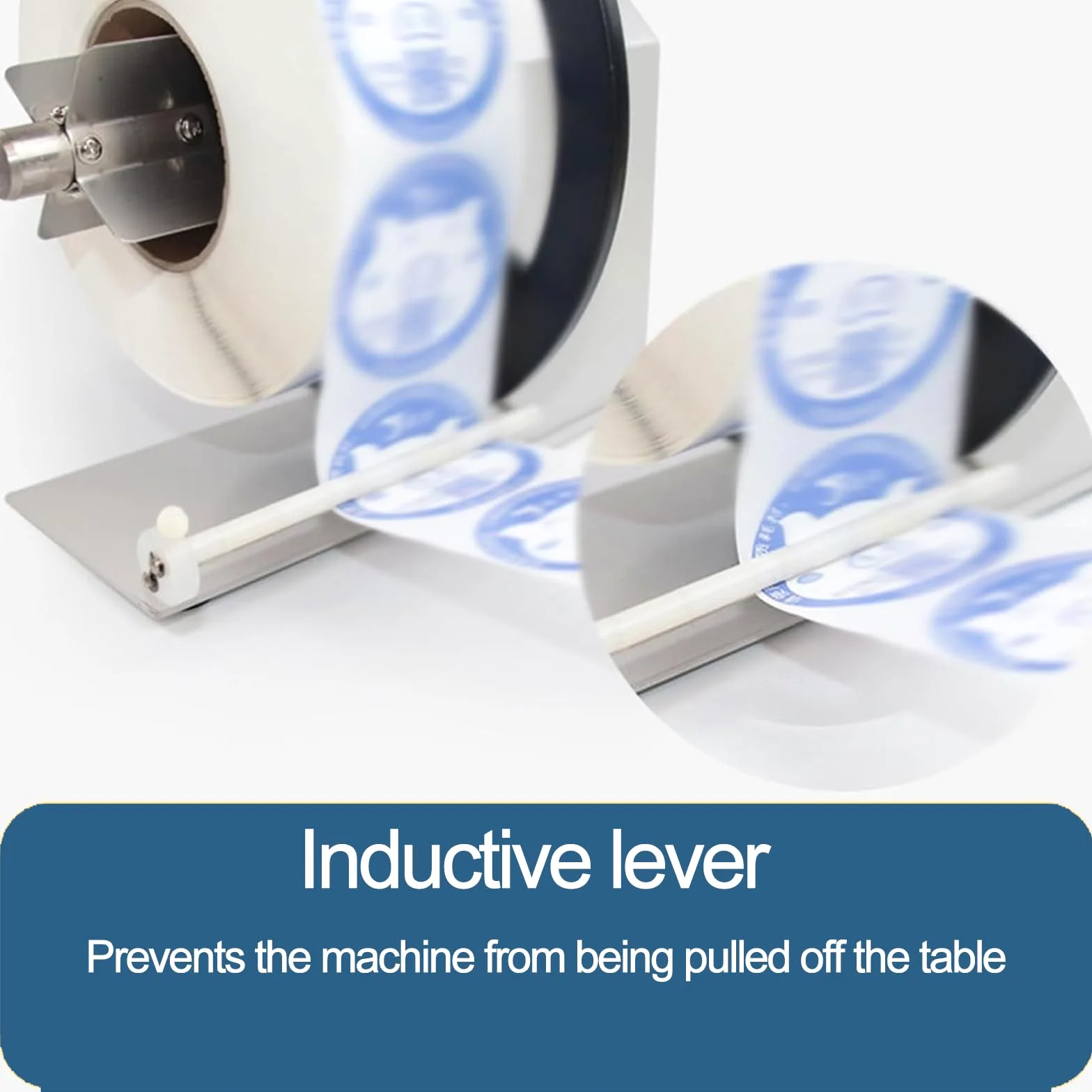 Etichettatrice Bidirezionale, Avvolgitore Automatico Di Etichette Con Anima Da 1/1,5/3 Pollici, Velocità Regolabile Da 1 A 10 Pollici/secondo, Larghezza 120 Mm, Diametro 230 Mm, Per Etichette Per